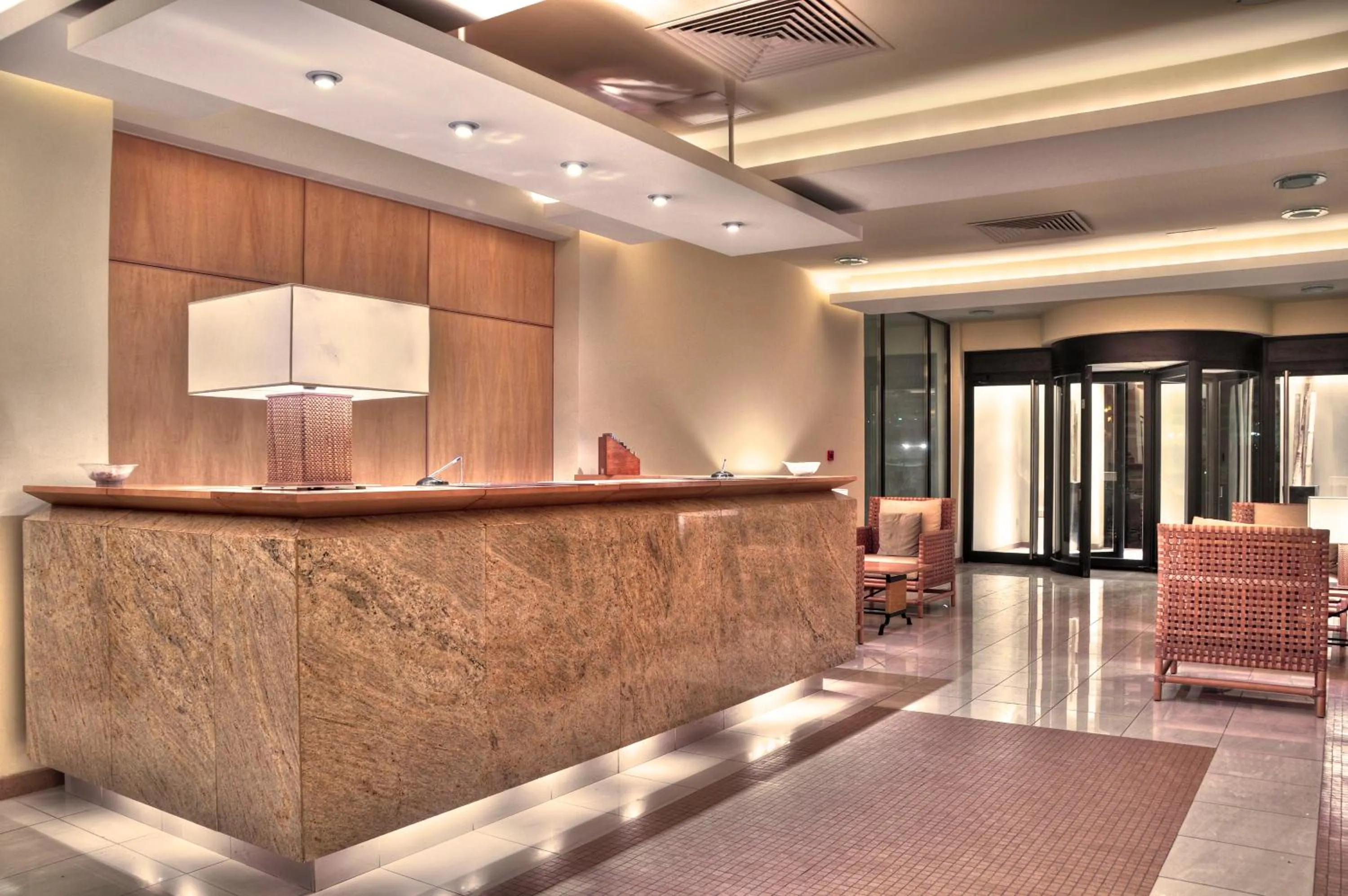 Lobby or reception in Hotel Calypso