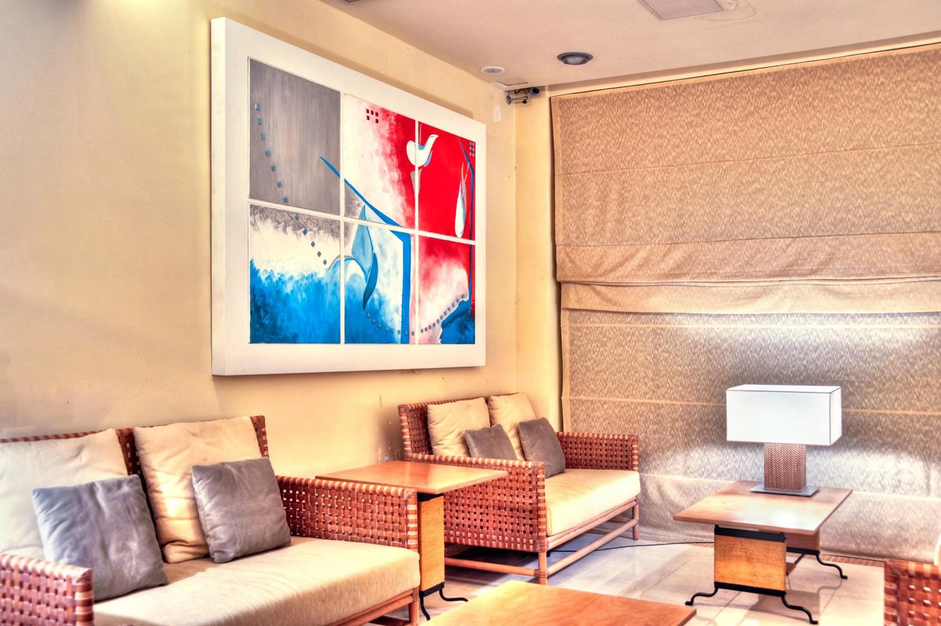 Seating area in Hotel Calypso