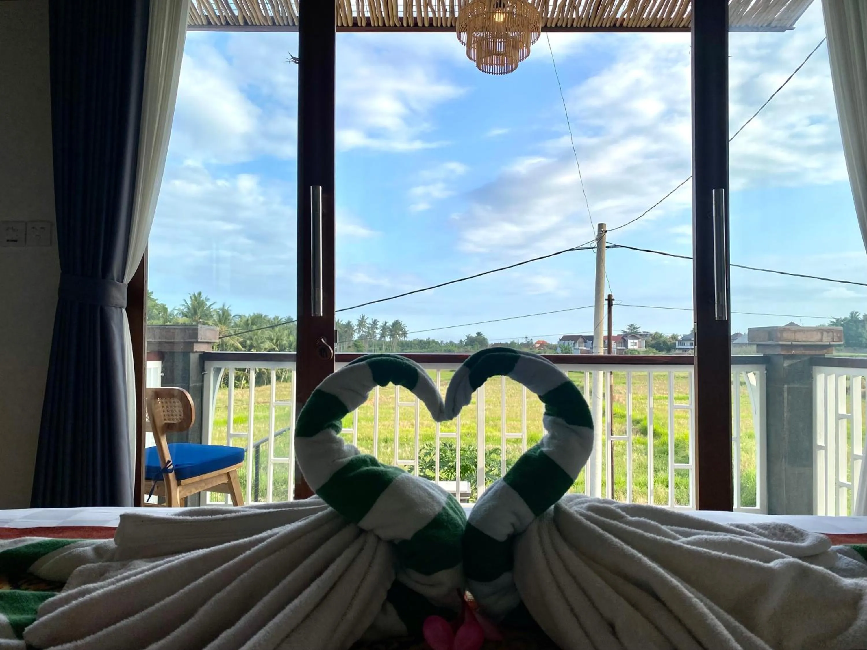 Bed in Pondok Uma Ubud