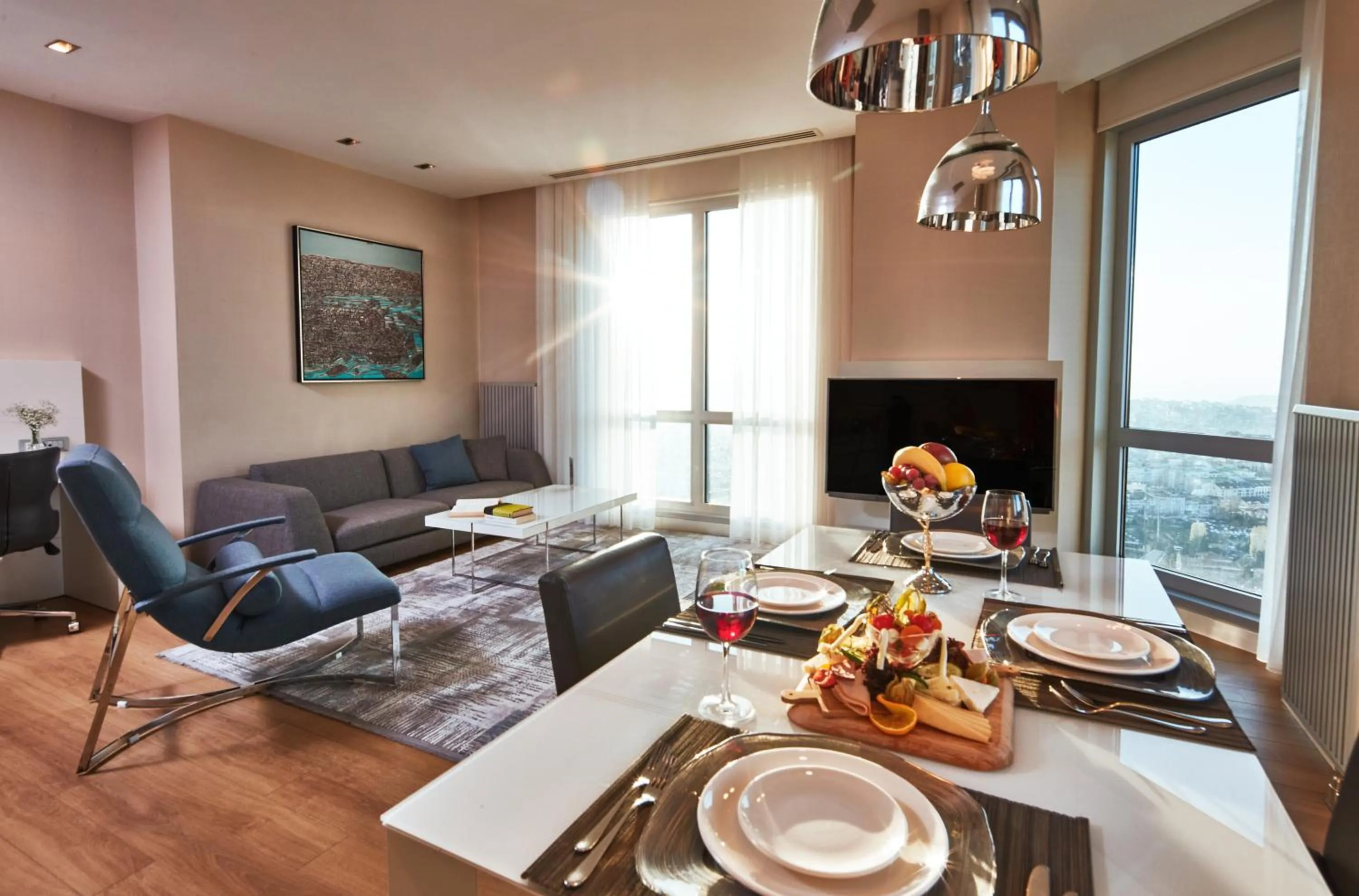 Living room in Fraser Place Anthill Istanbul