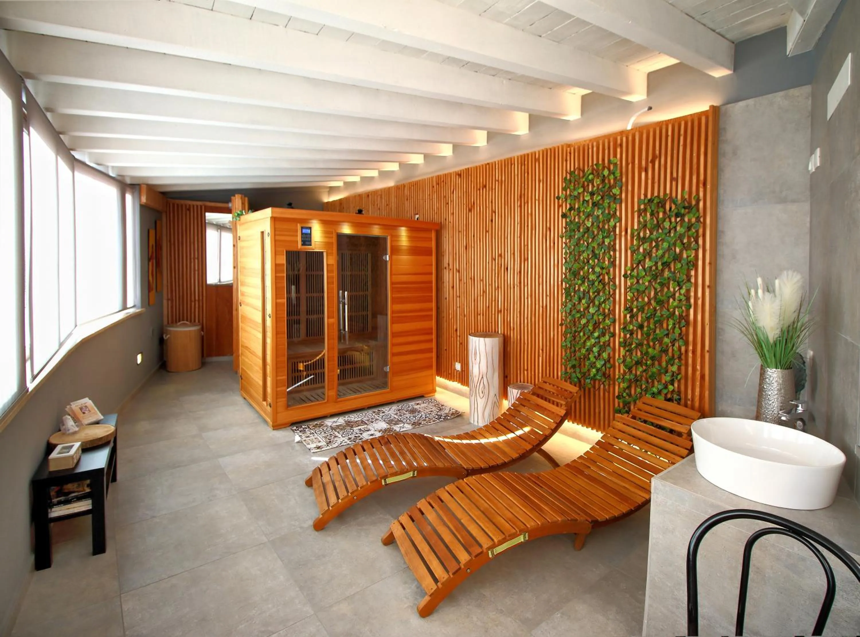 Sauna in Bed & Breakfasts Conte Perollo