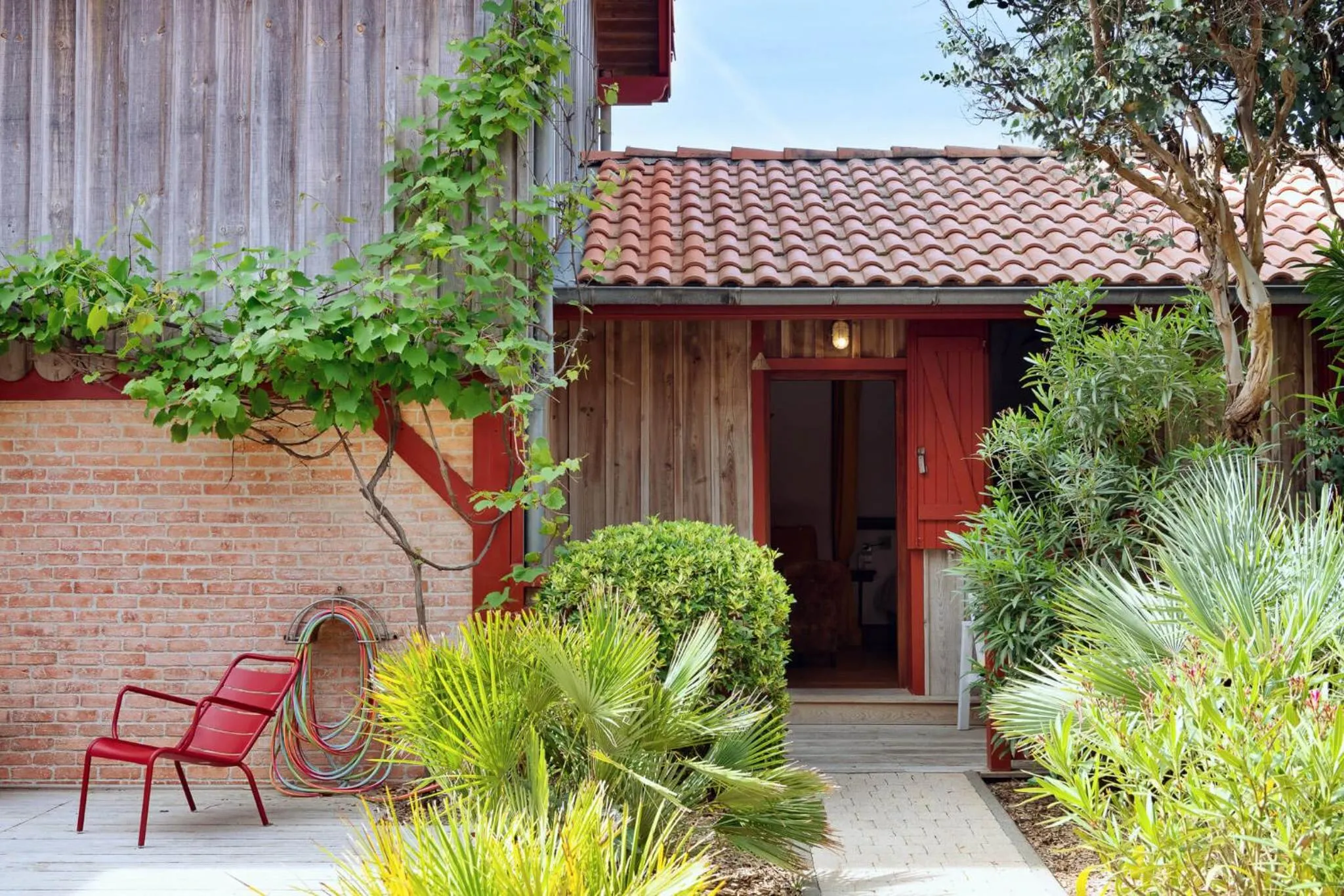 Patio in Hotel de La Plage