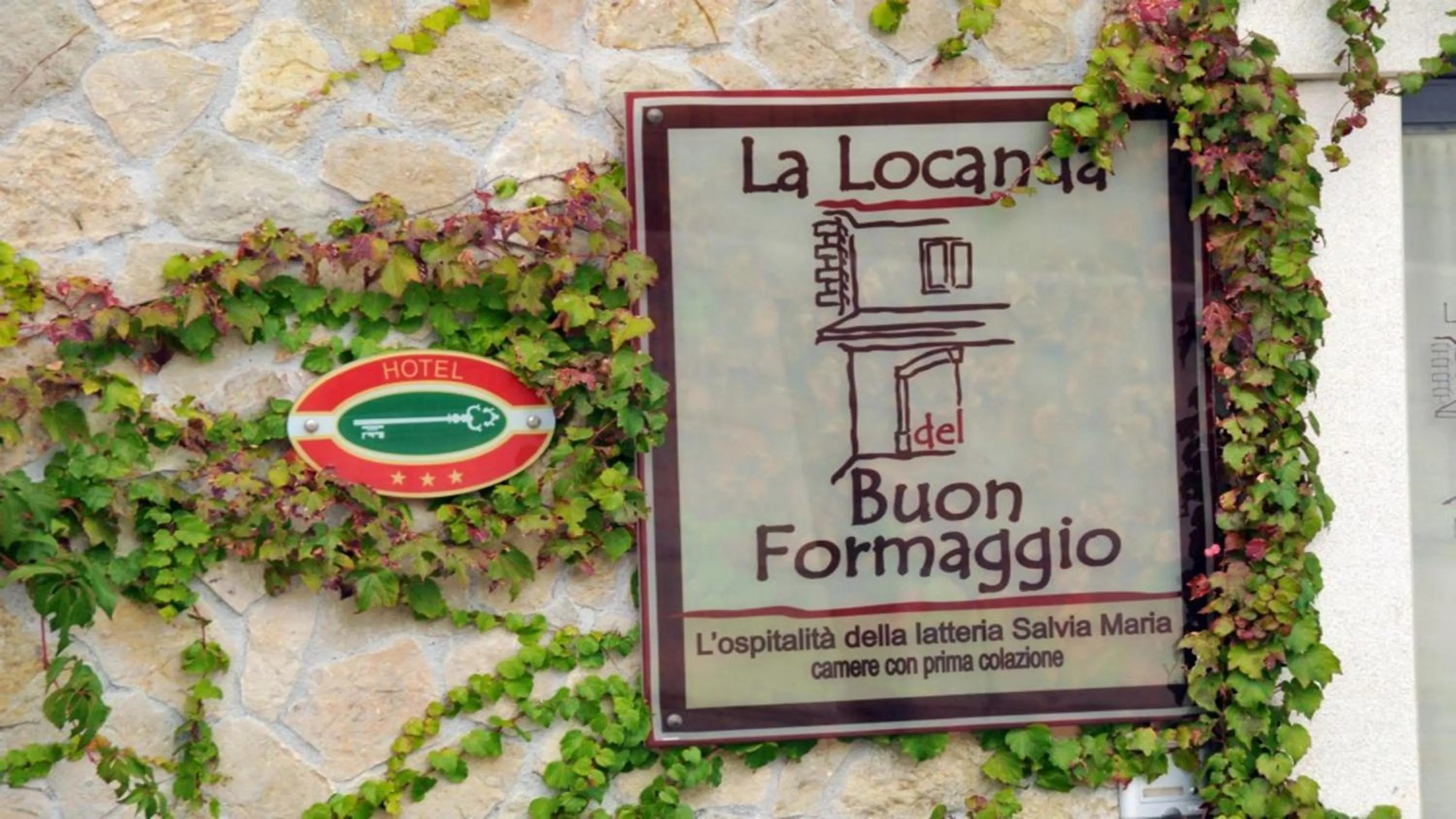 Facade/entrance in La Locanda del Buon Formaggio