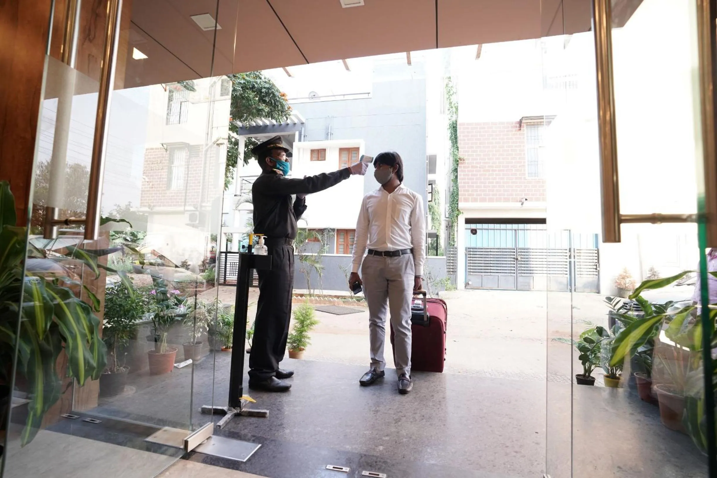 Property building in Silicon Inn Hotel Bangalore Airport