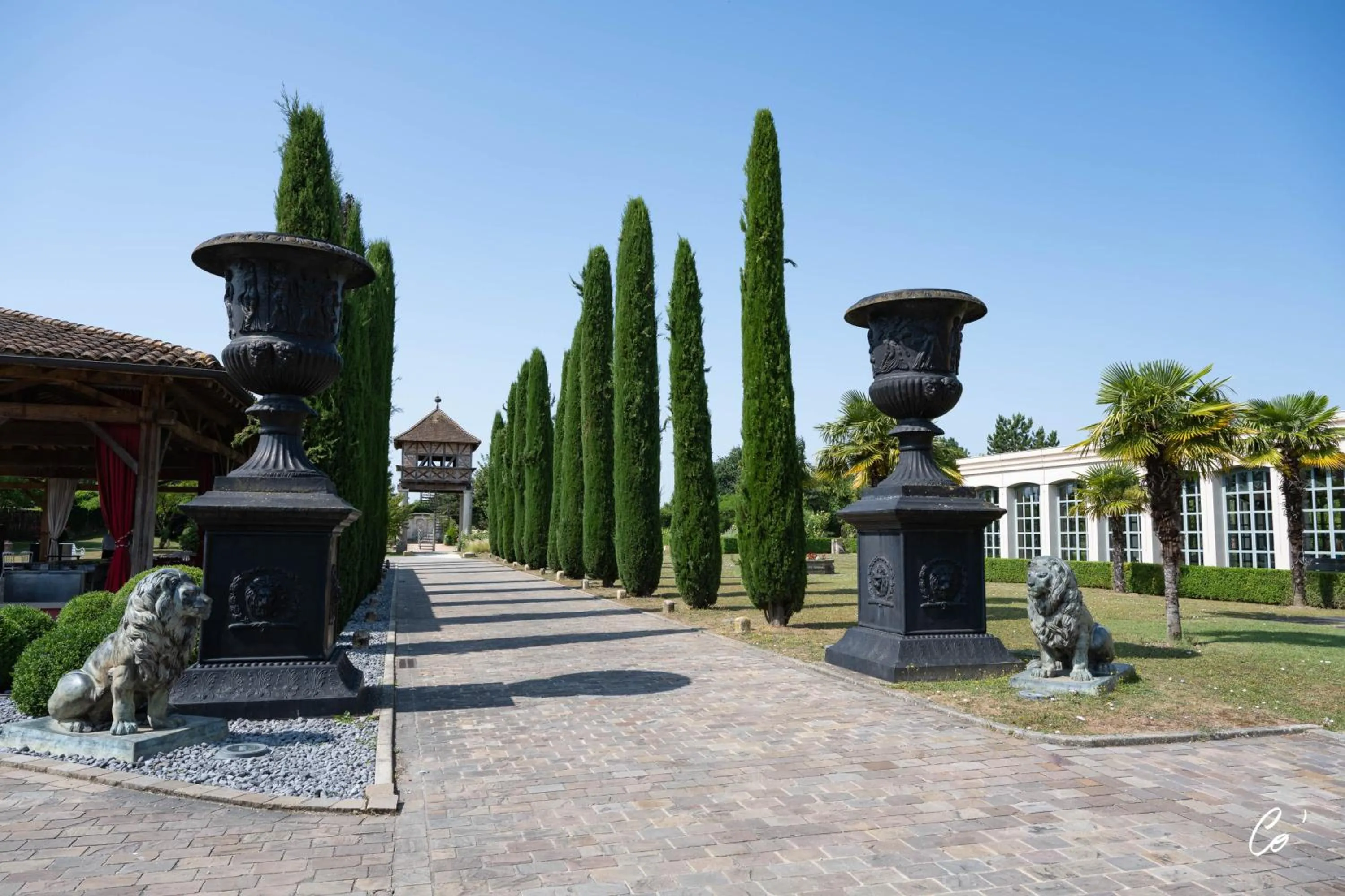 Garden in Les Saules Parc & Spa - Teritoria