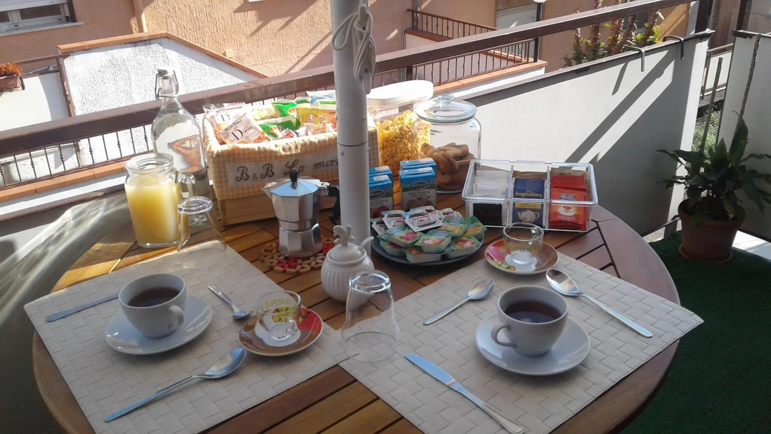 Balcony/Terrace in b&b La Murina