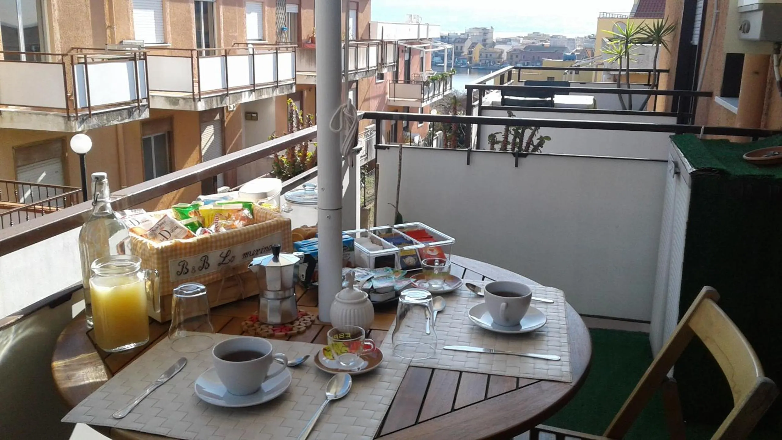 Balcony/Terrace in b&b La Murina