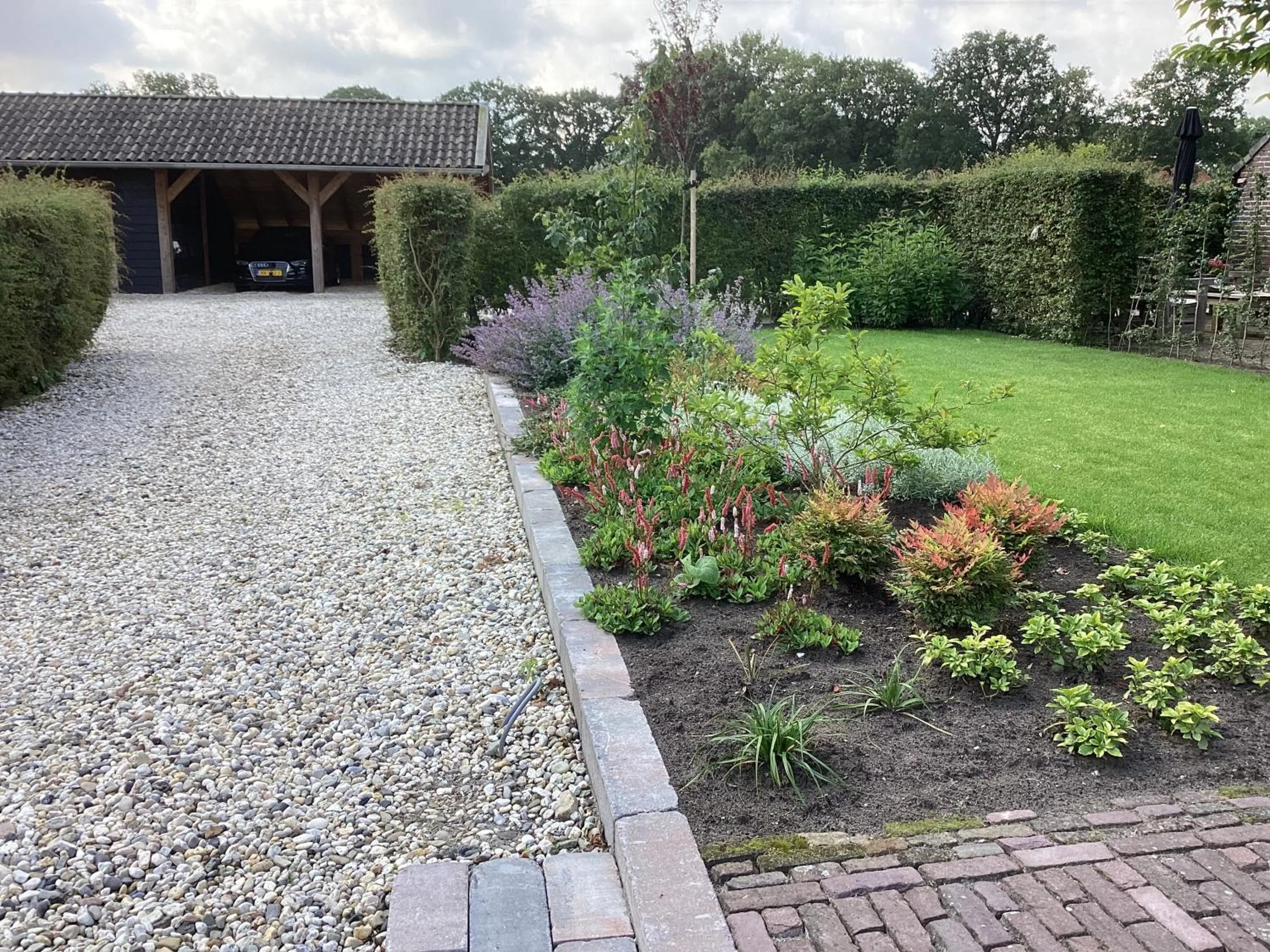 Garden in B&B De Meidoornhof