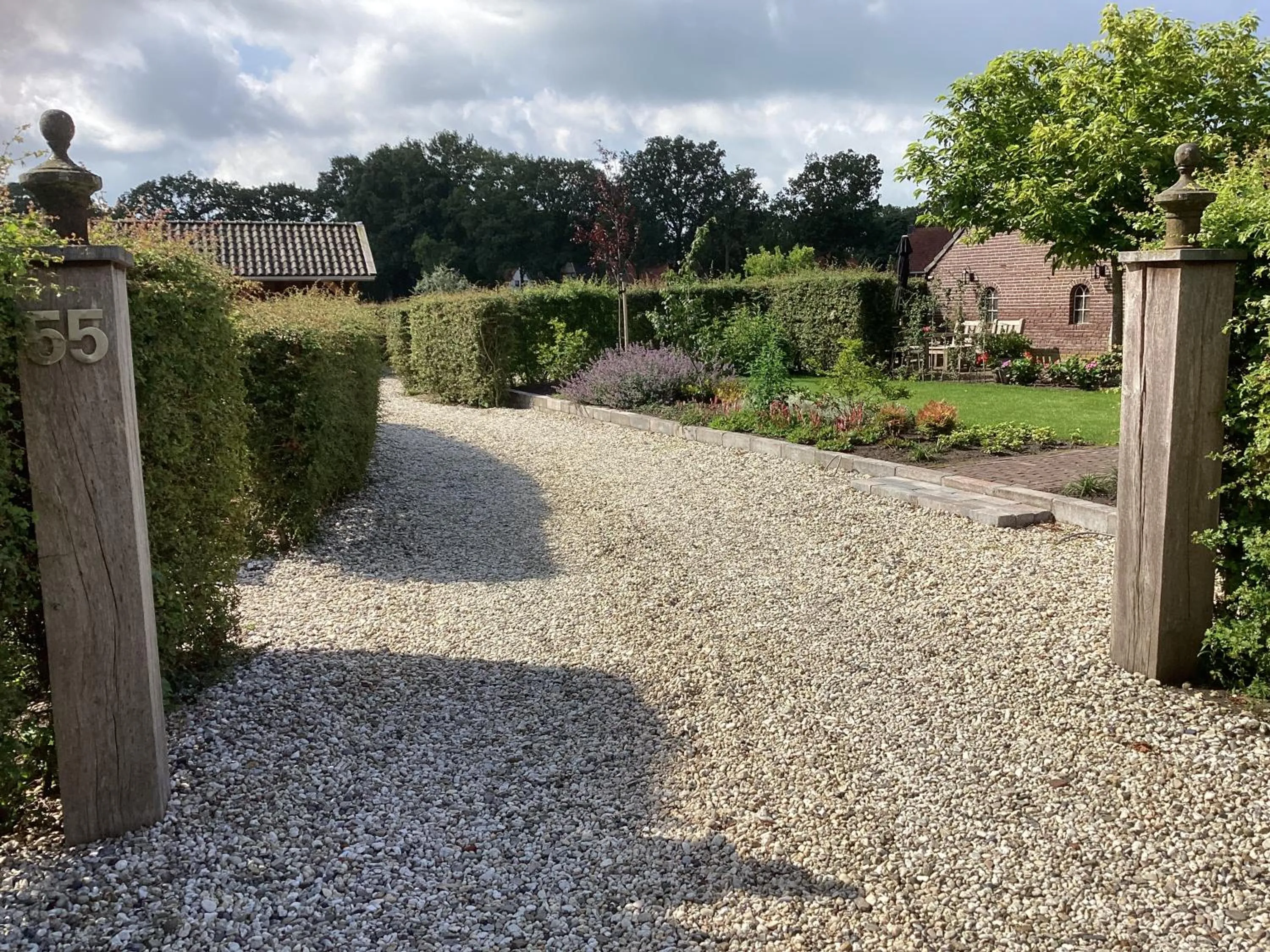 Garden in B&B De Meidoornhof