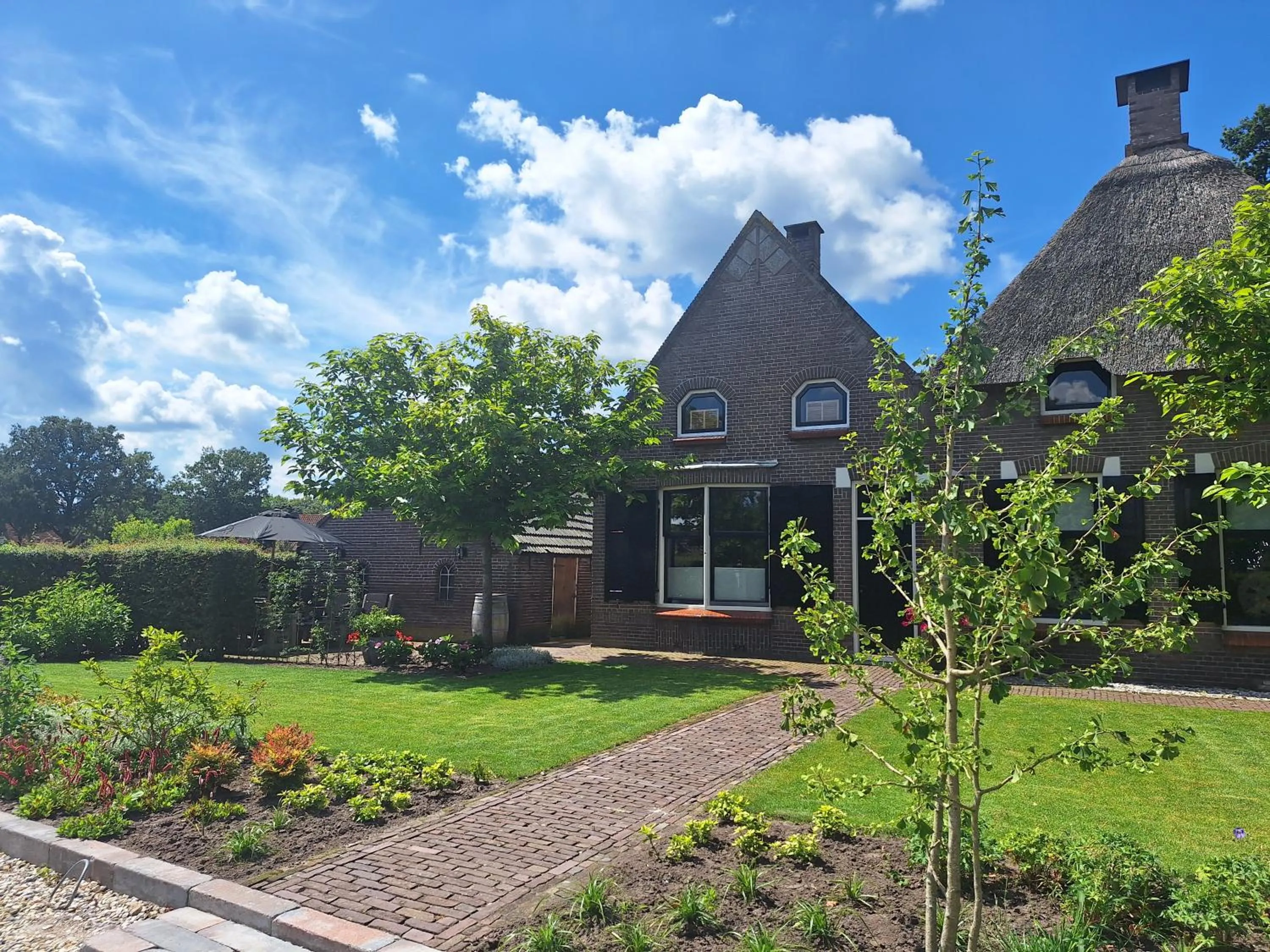 Garden in B&B De Meidoornhof