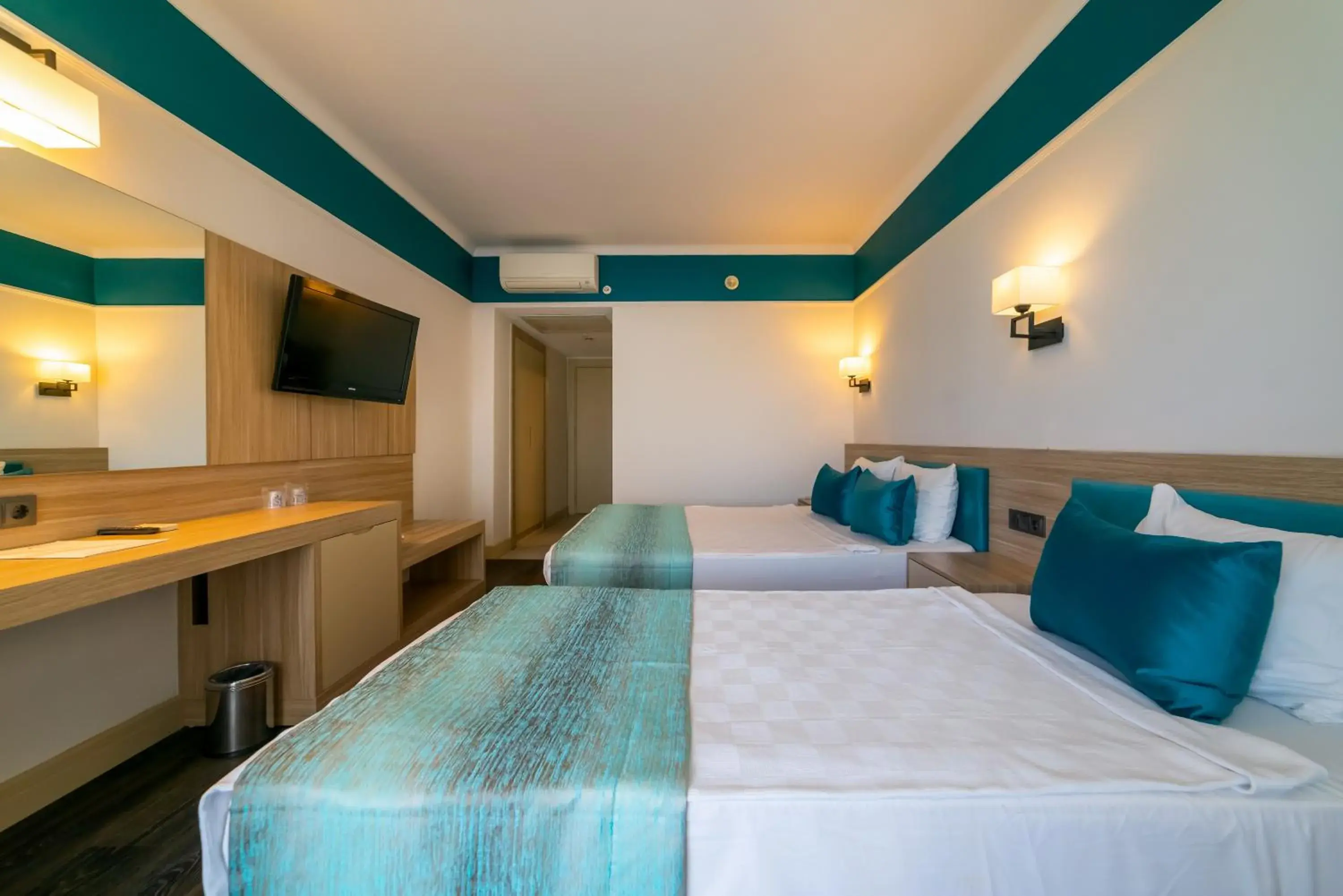 Bed in Armas Hotel Saray Regency