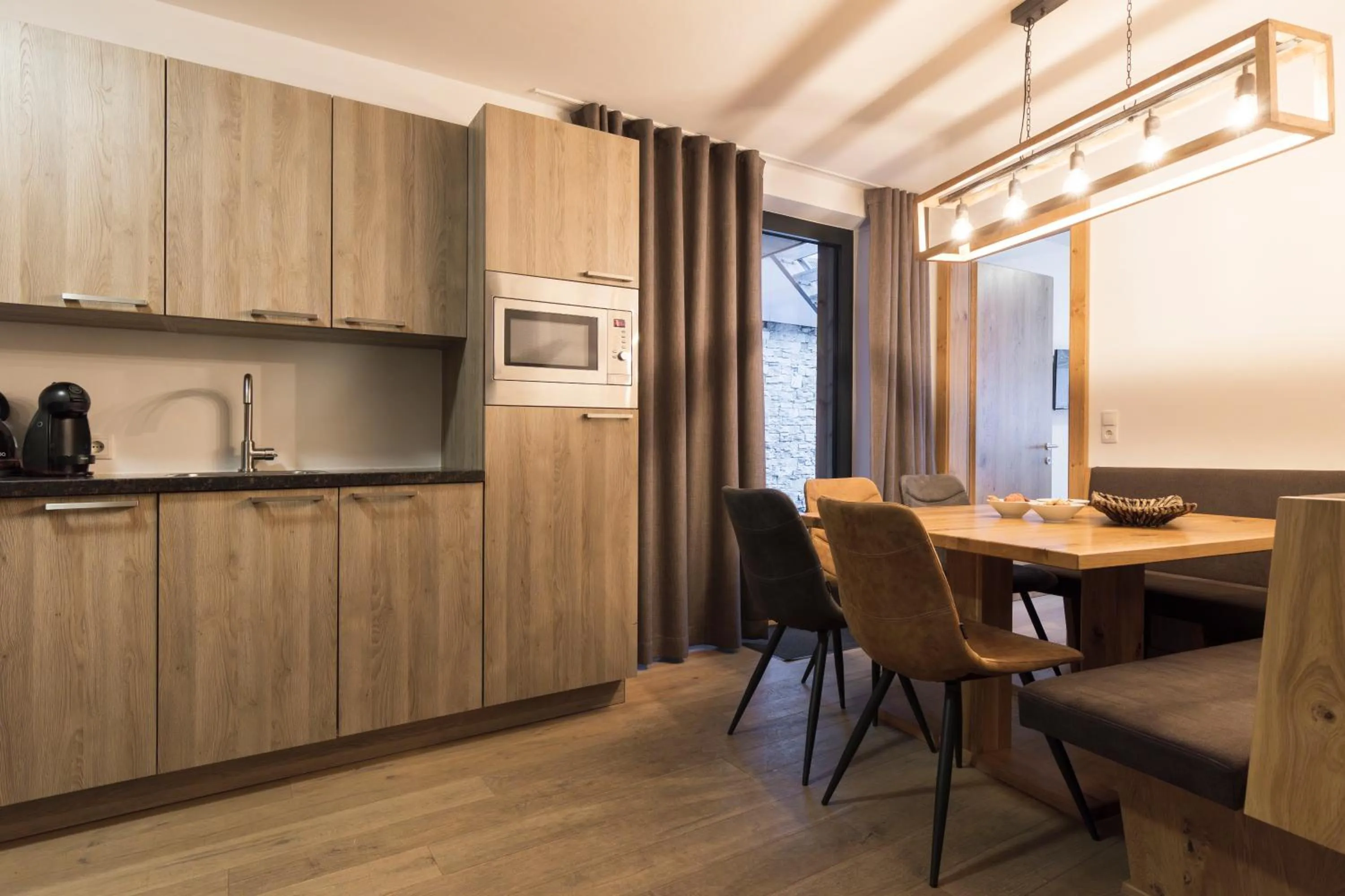 kitchen in Aparthotel Herzblick GmbH