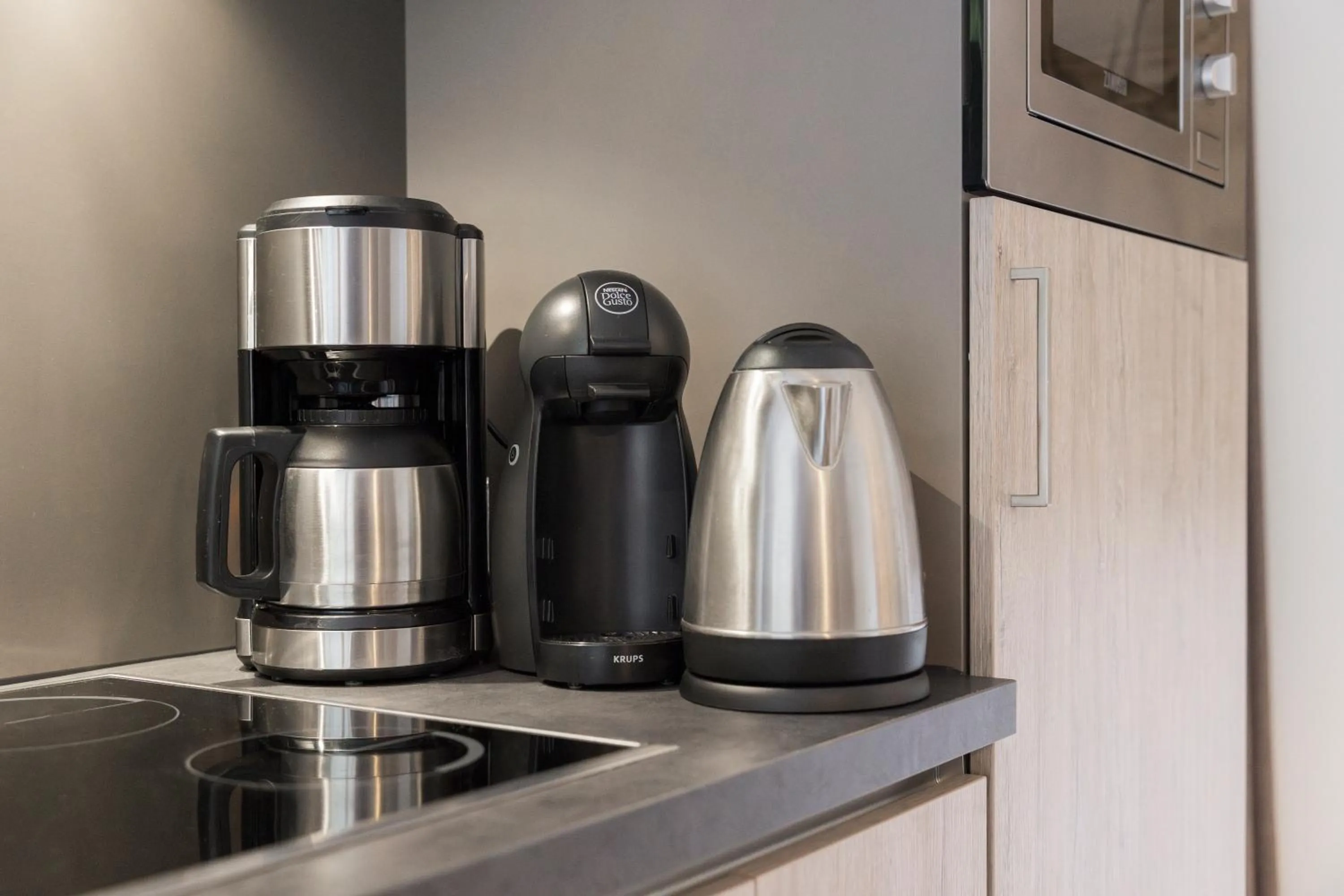 kitchen in Aparthotel Herzblick GmbH