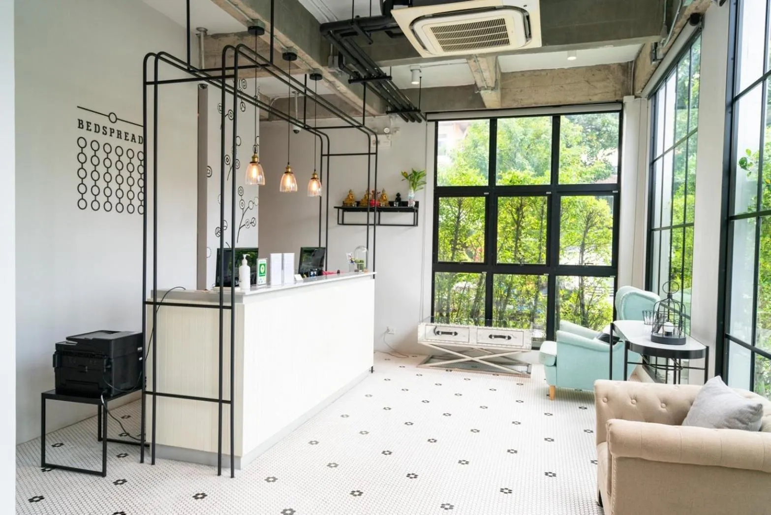 Lobby or reception in Bedspread Hostel