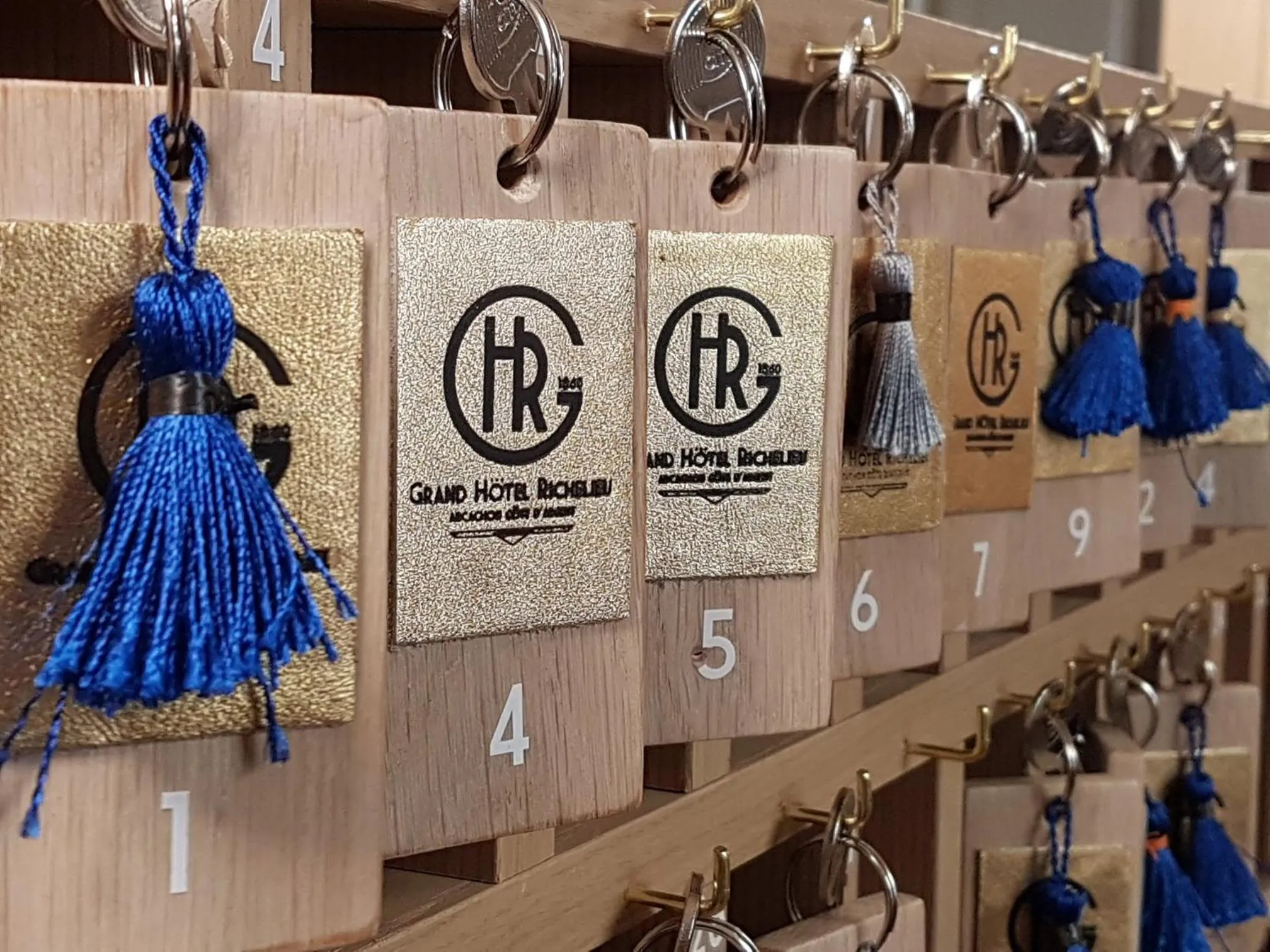 Lobby or reception in Grand Hôtel Richelieu