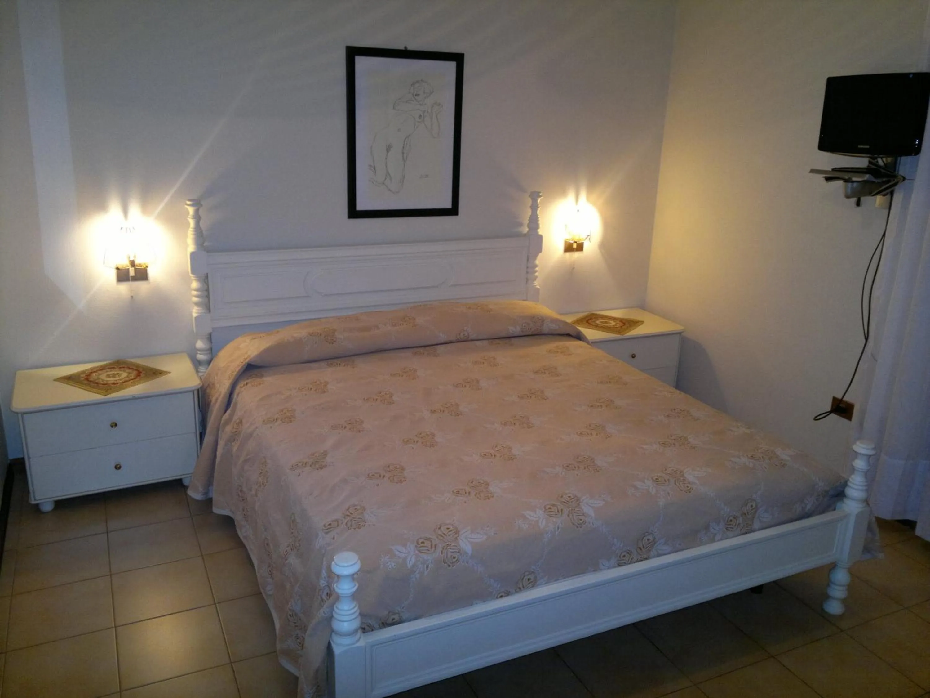 Bed in Hotel Cubamia