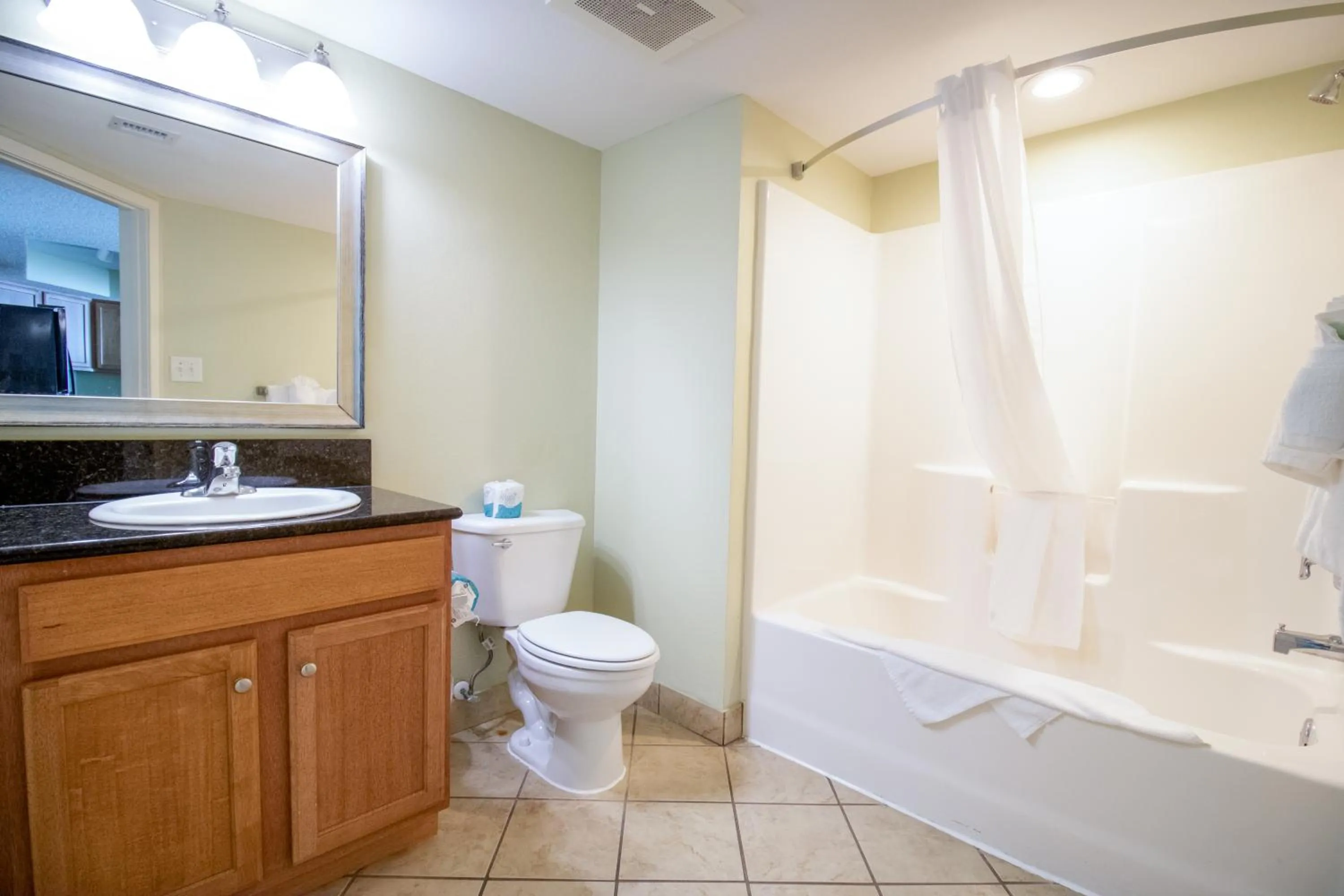 Shower in Bay View Resort Myrtle Beach