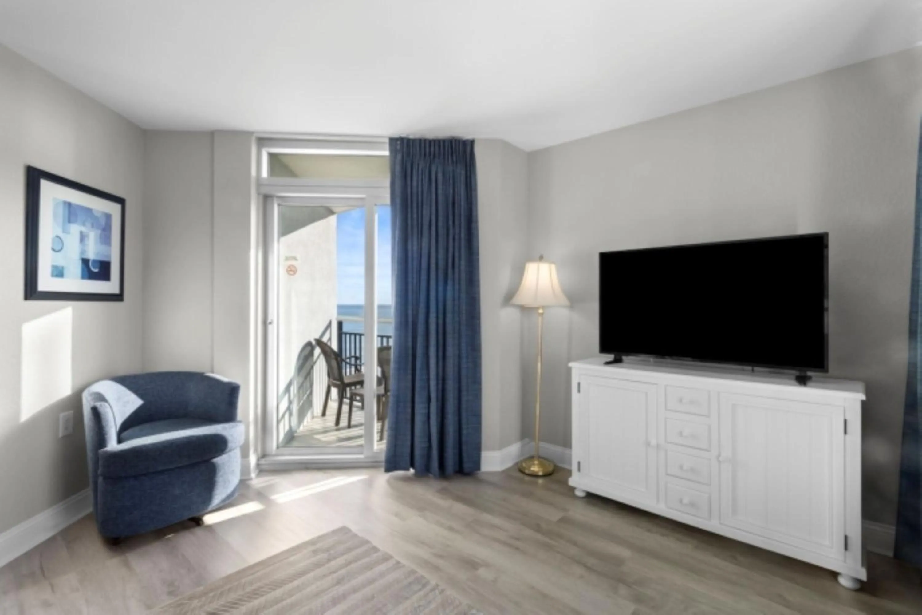 Living room in Bay View Resort Myrtle Beach