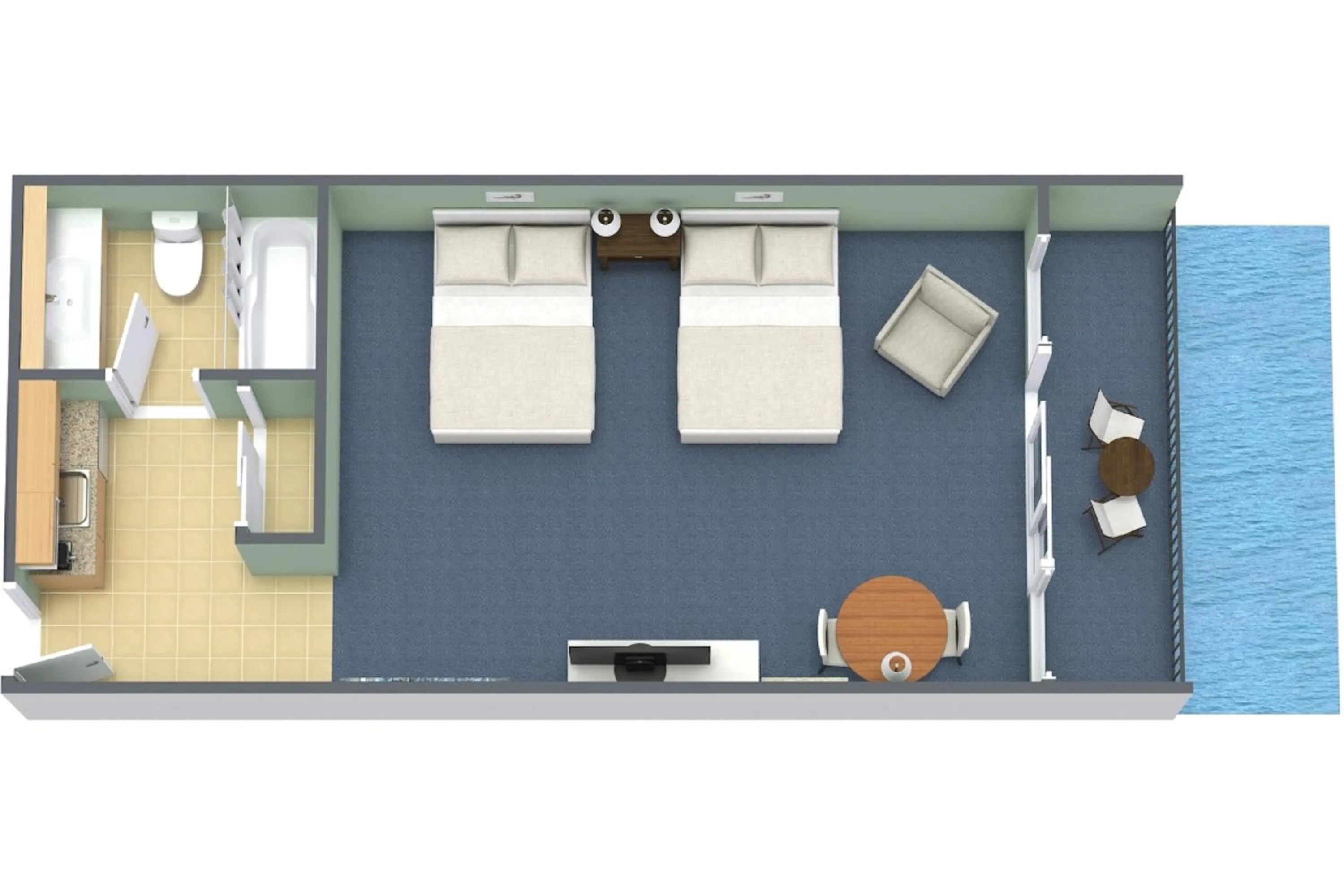 Floor plan in Compass Cove