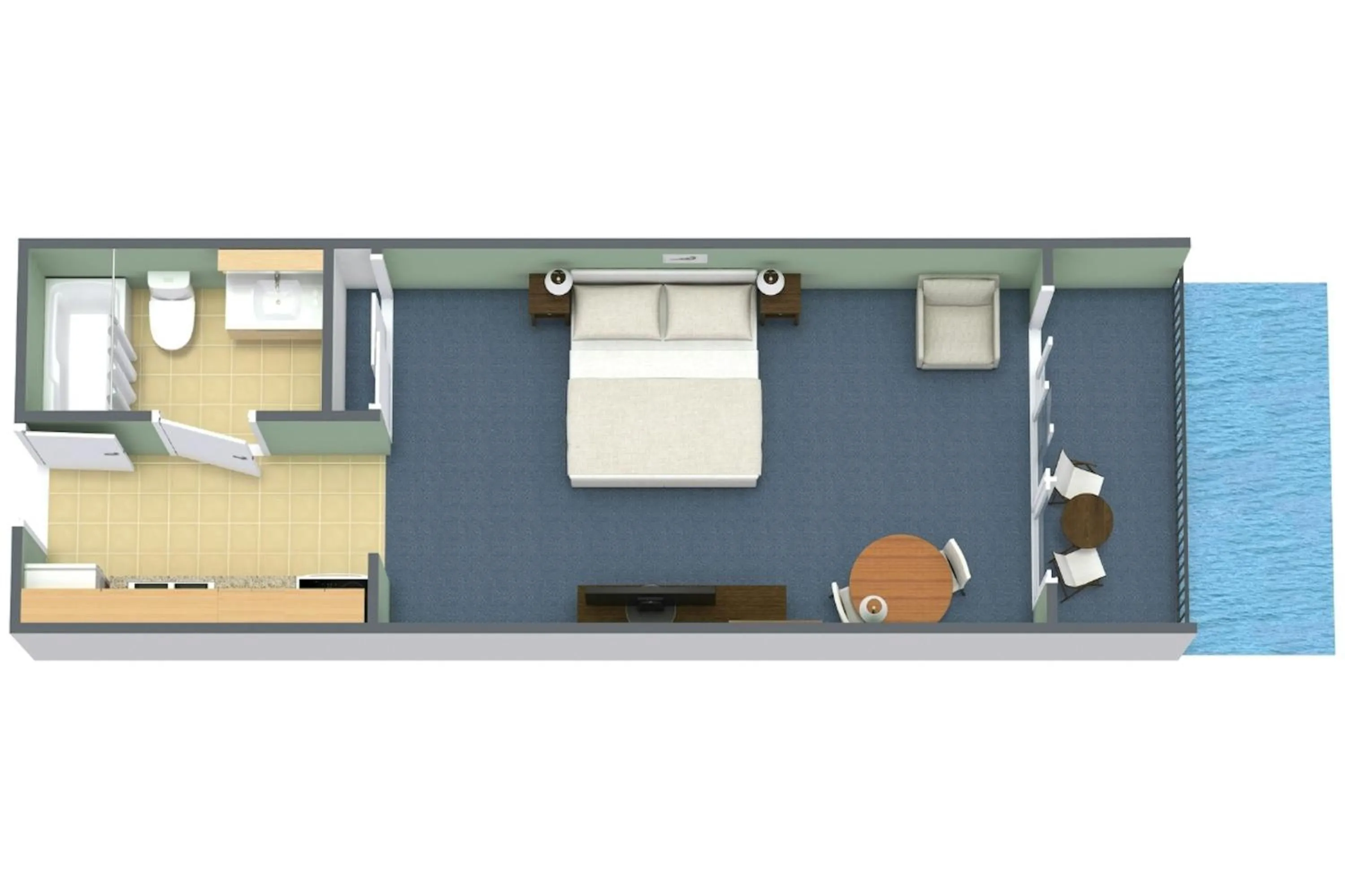 Floor plan in Compass Cove
