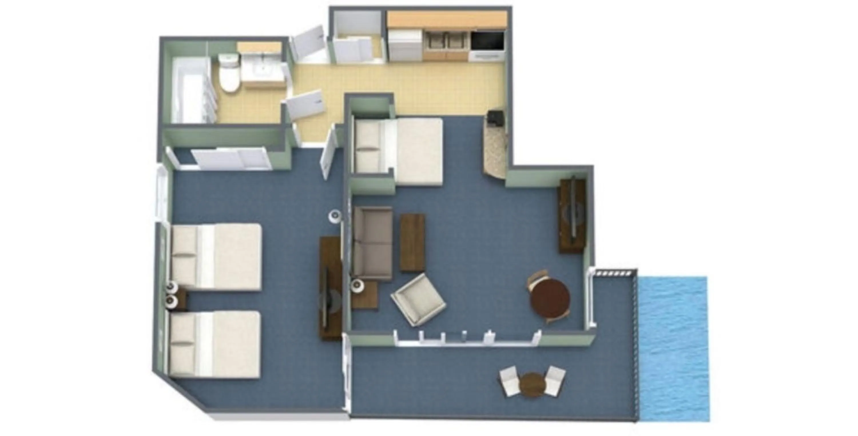 Floor plan in Compass Cove