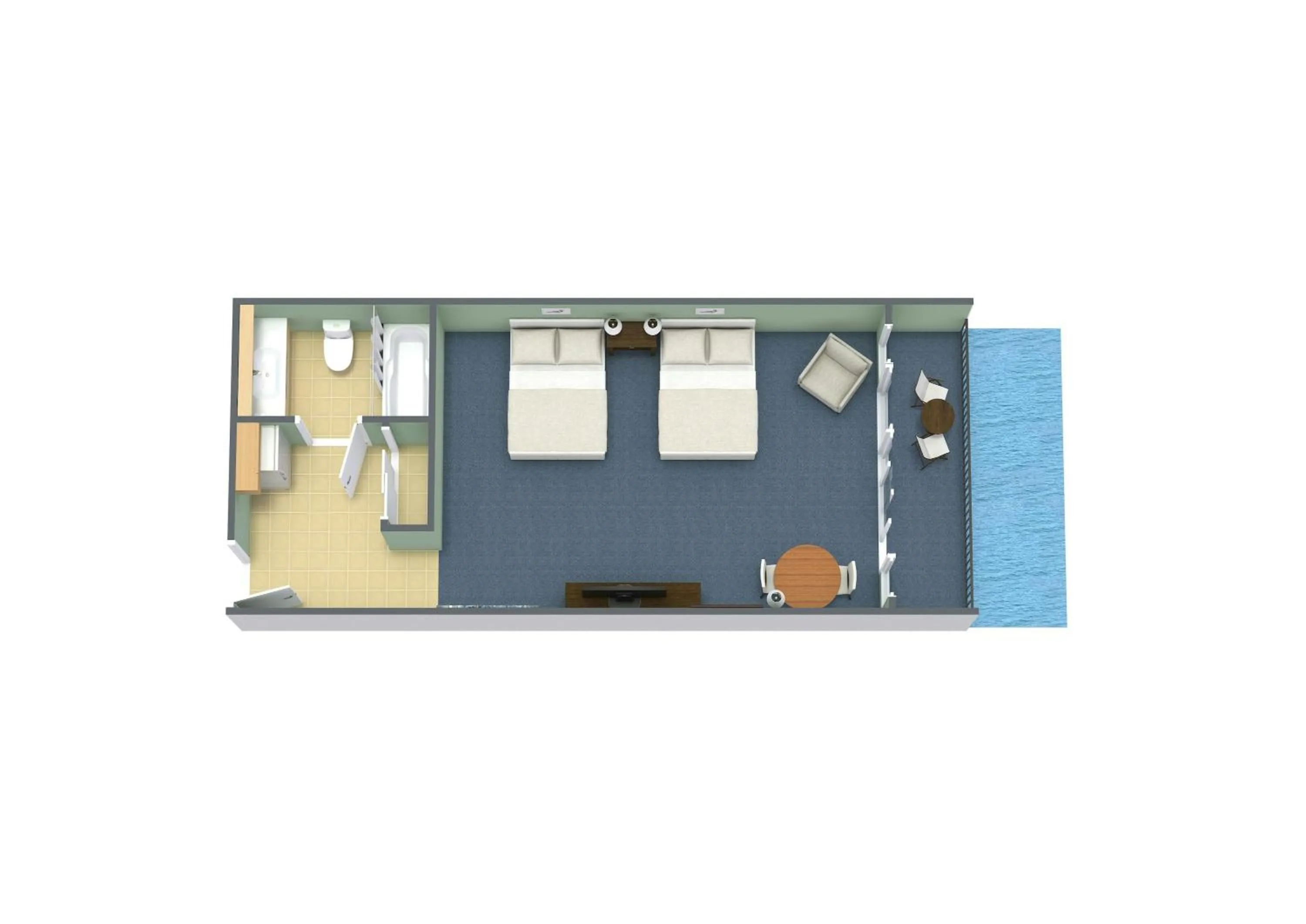 Floor plan in Compass Cove