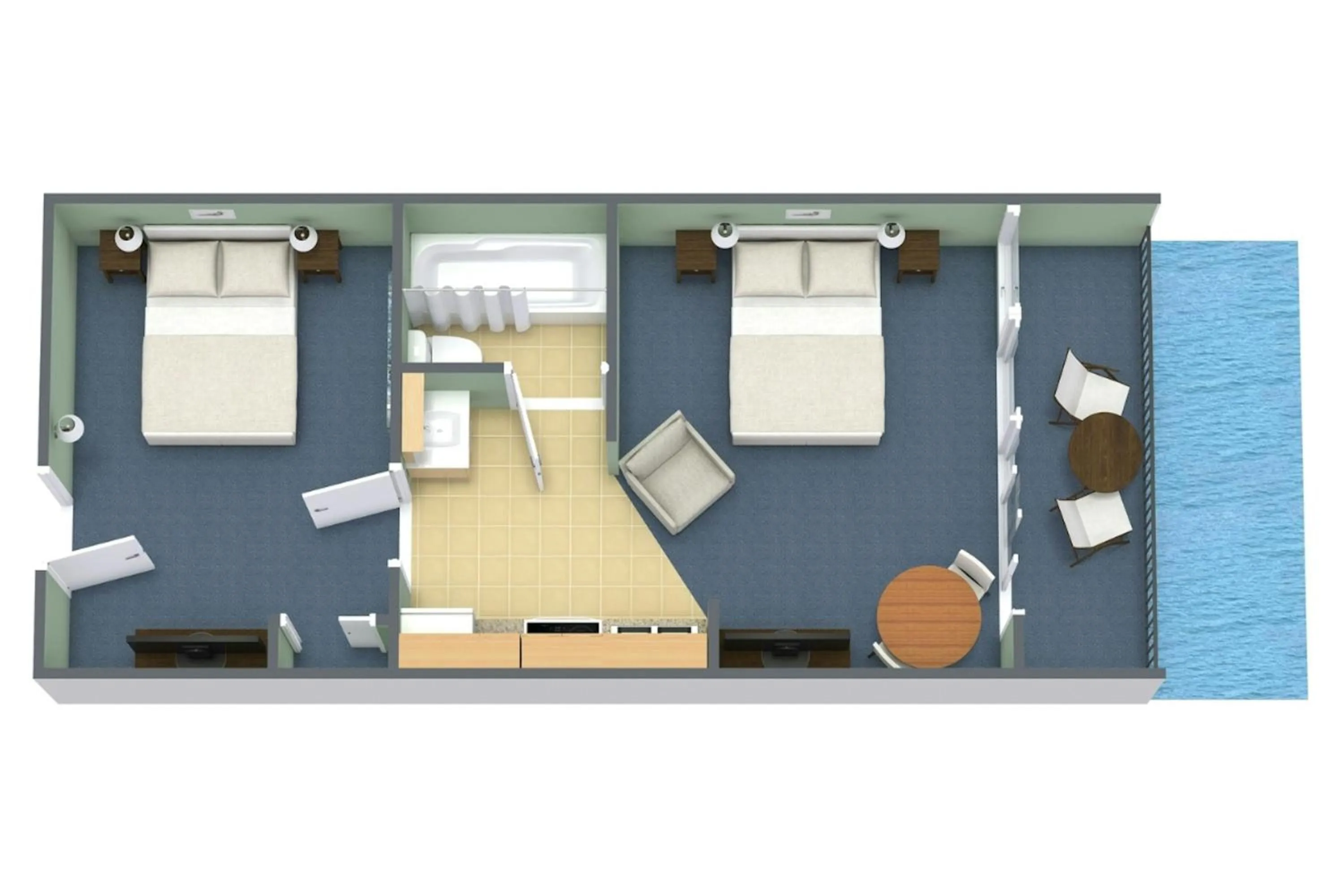 Floor plan in Compass Cove