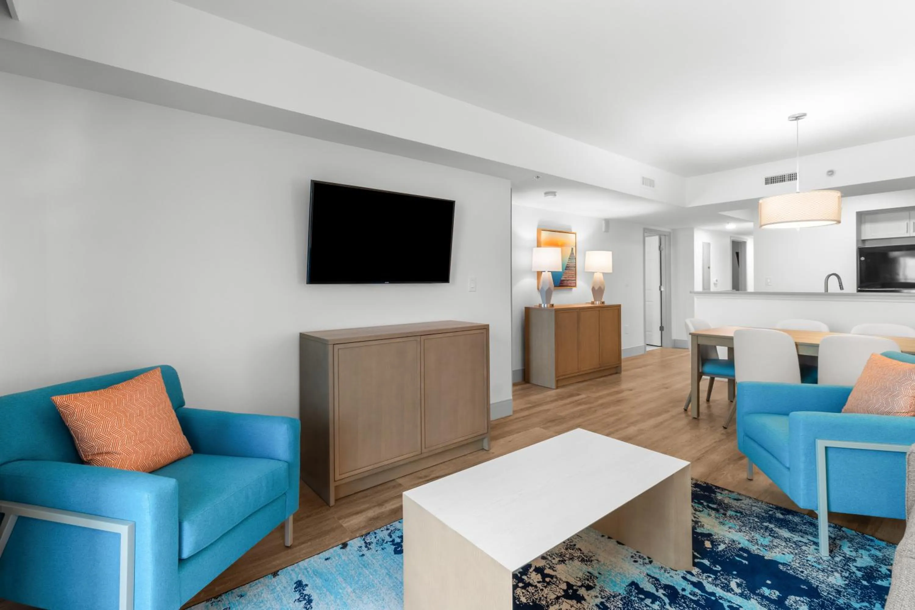 Living room in Caribbean Resort Myrtle Beach