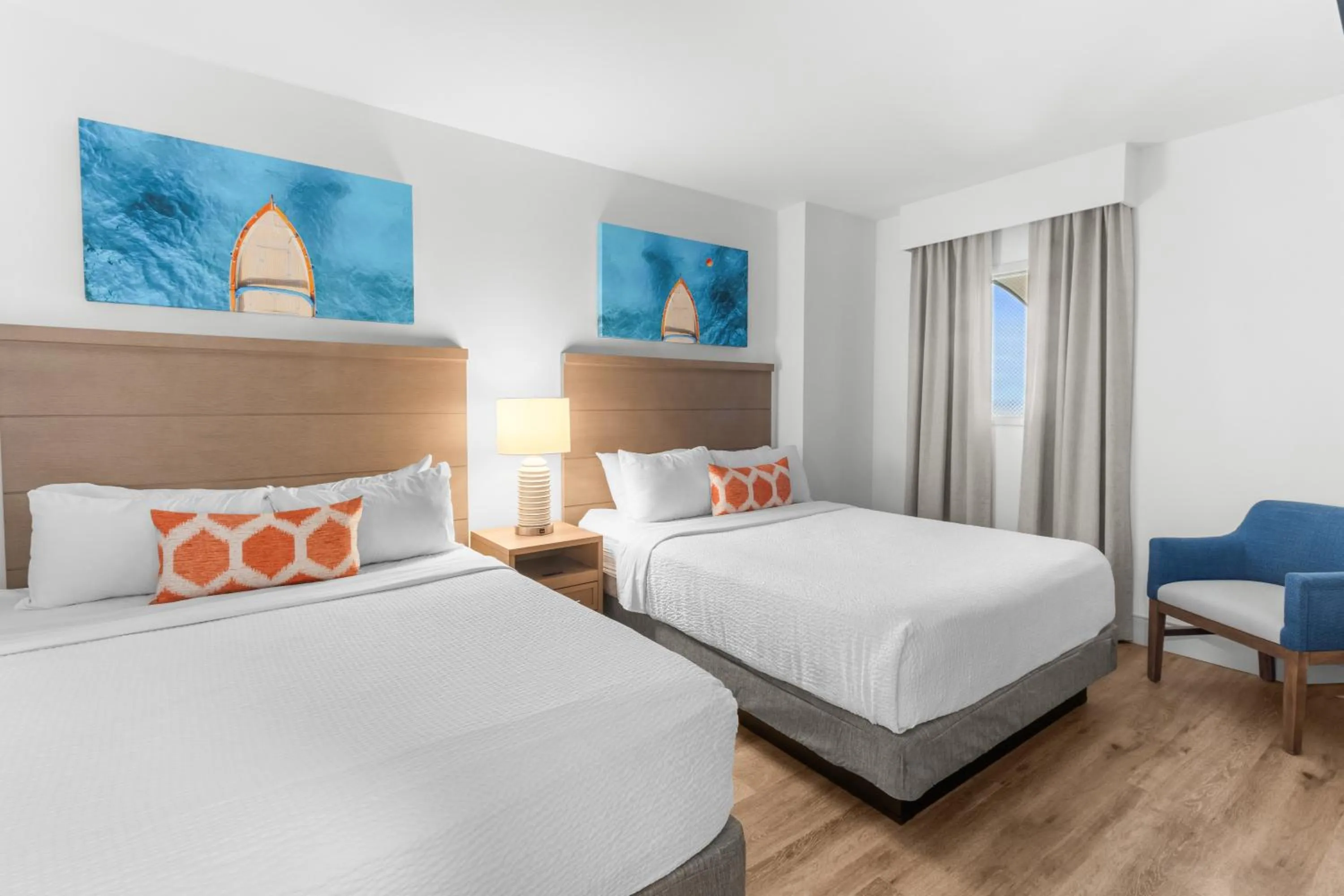 Bedroom, Bed in Caribbean Resort Myrtle Beach