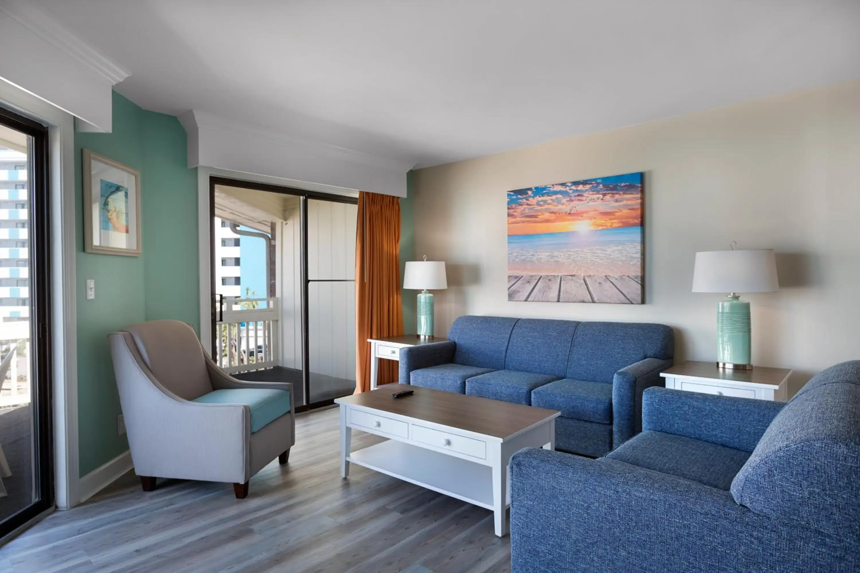 Living room in Caribbean Resort Myrtle Beach Living room in Caribbean Resort Myrtle Beach