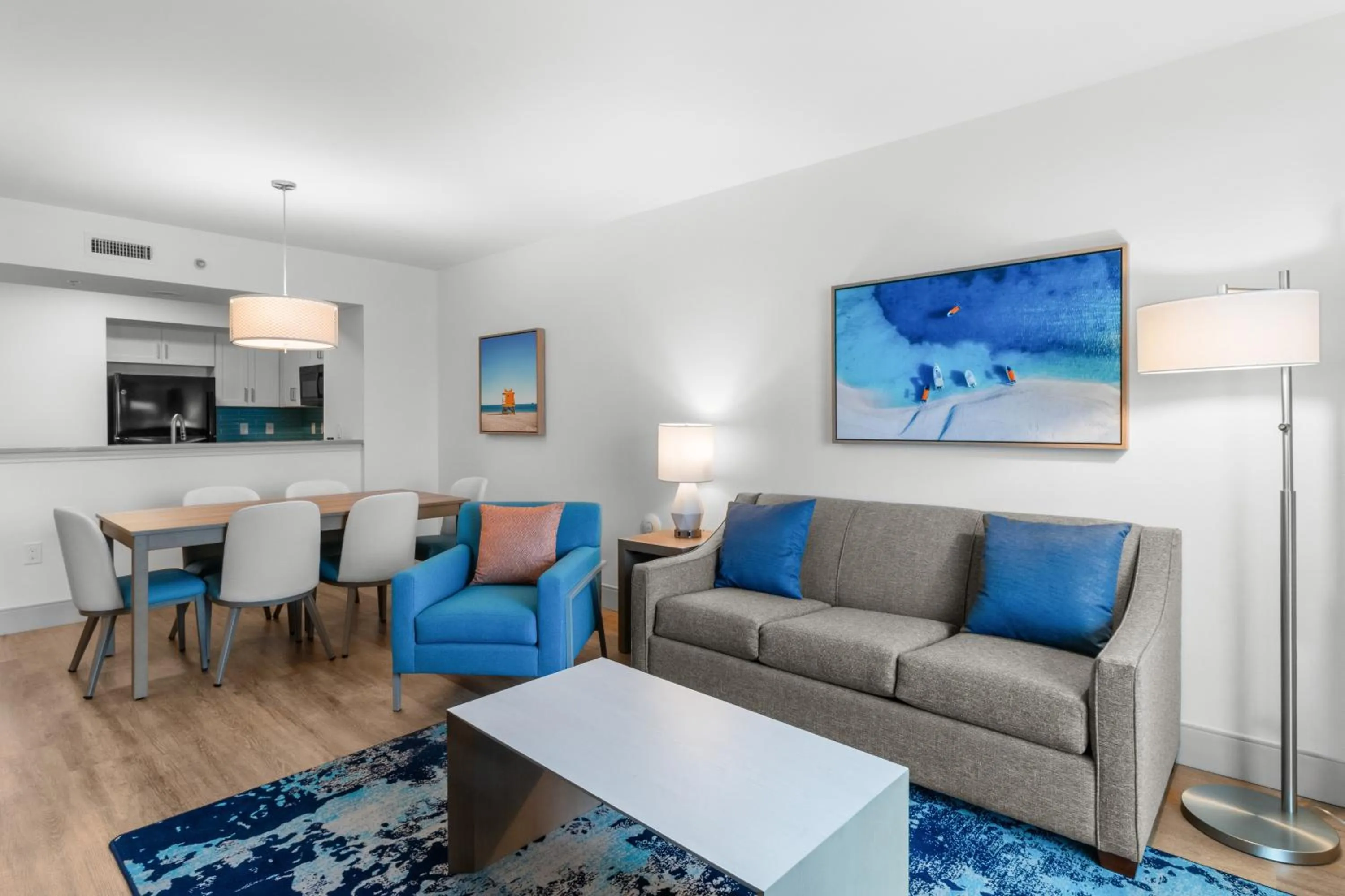 Living room in Caribbean Resort Myrtle Beach