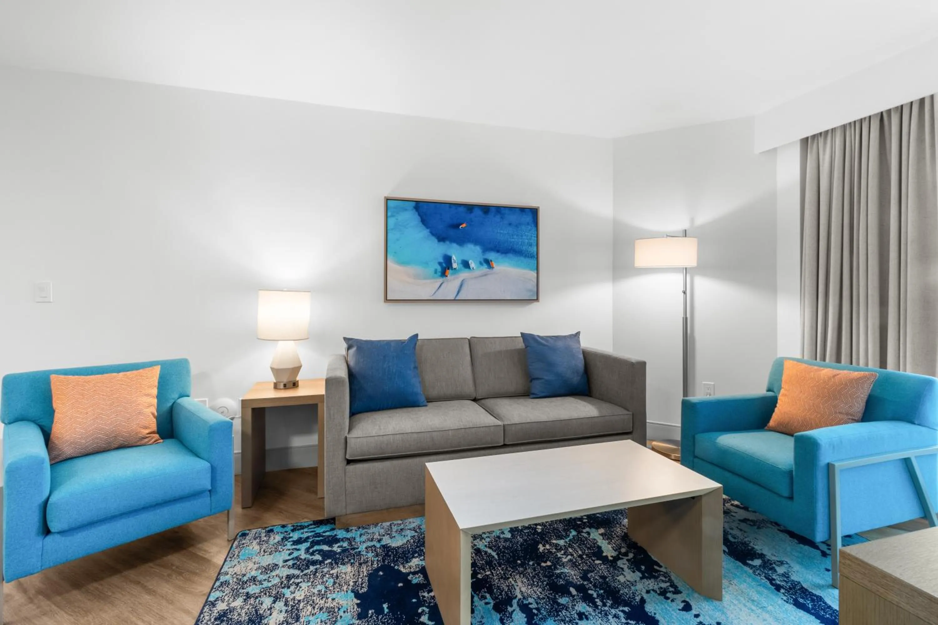 Living room in Caribbean Resort Myrtle Beach