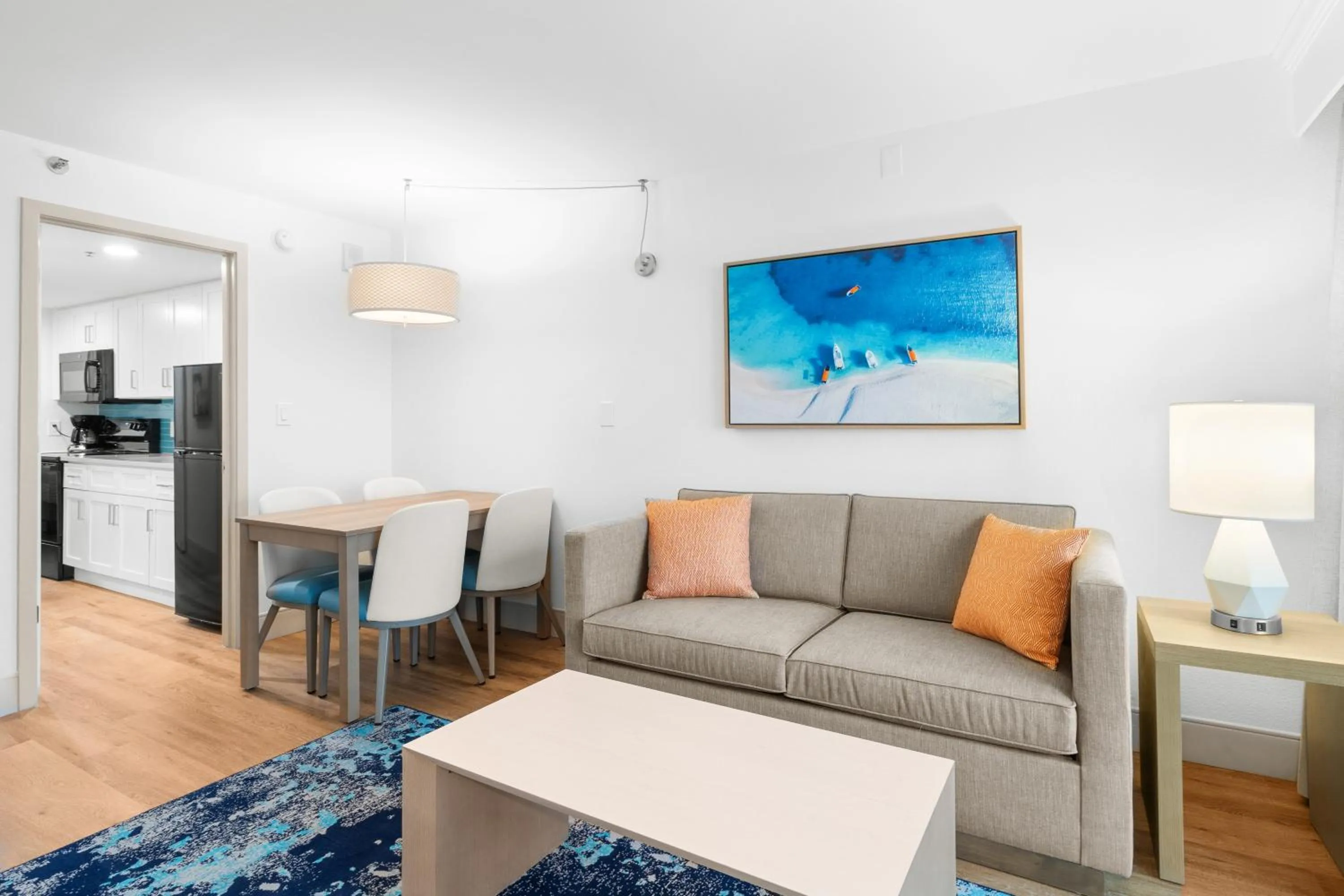 Living room in Caribbean Resort Myrtle Beach