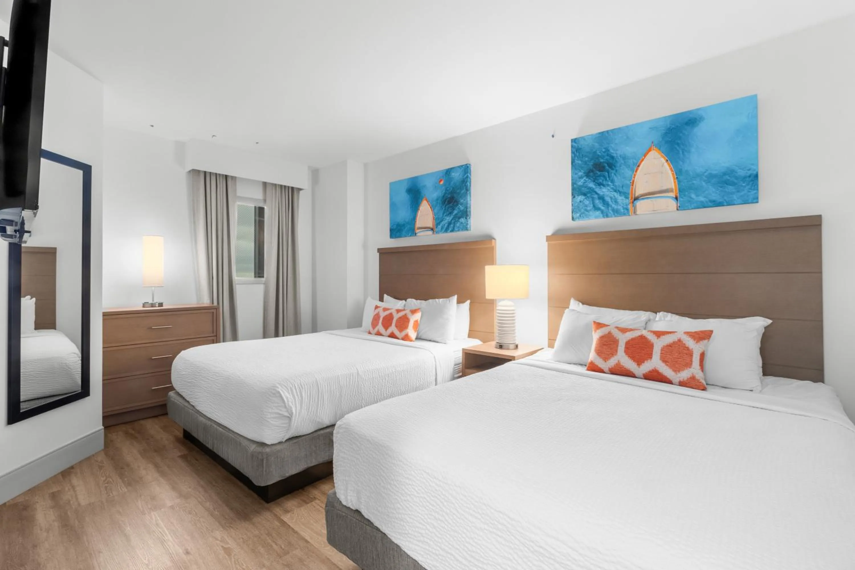 Bedroom, Bed in Caribbean Resort Myrtle Beach