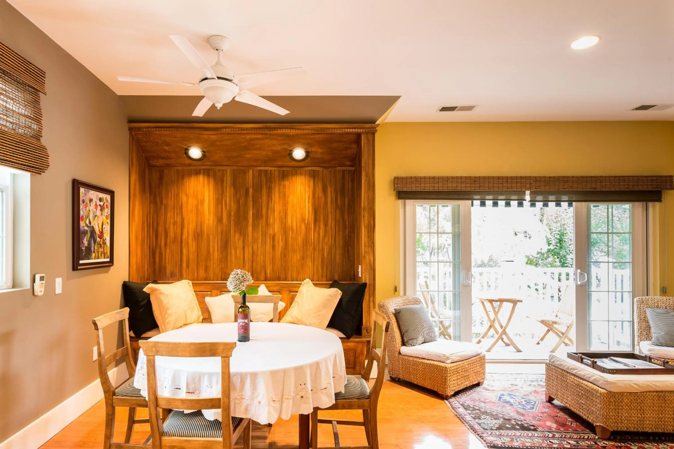 Seating area in Inn St Helena