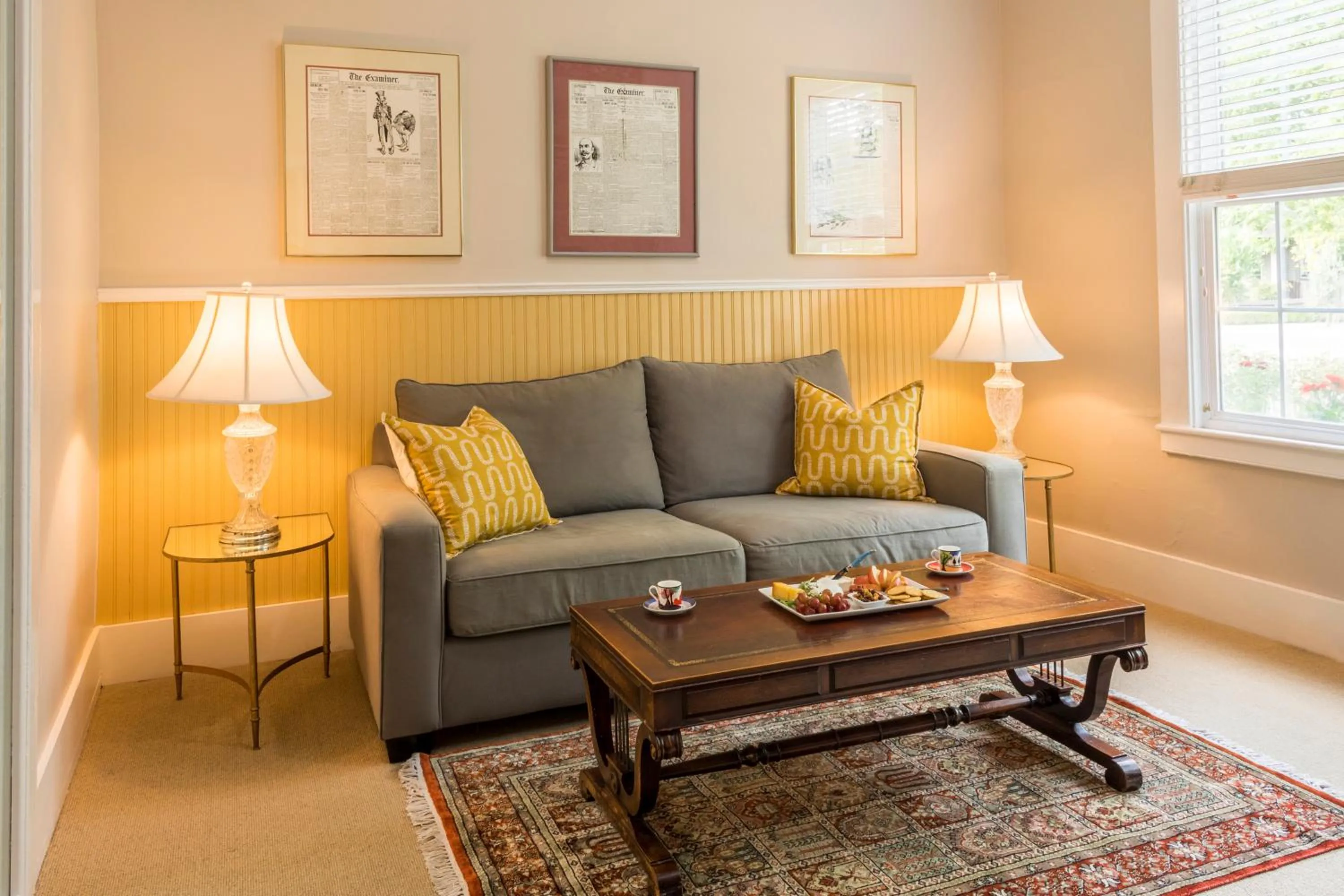 Seating area in Inn St Helena