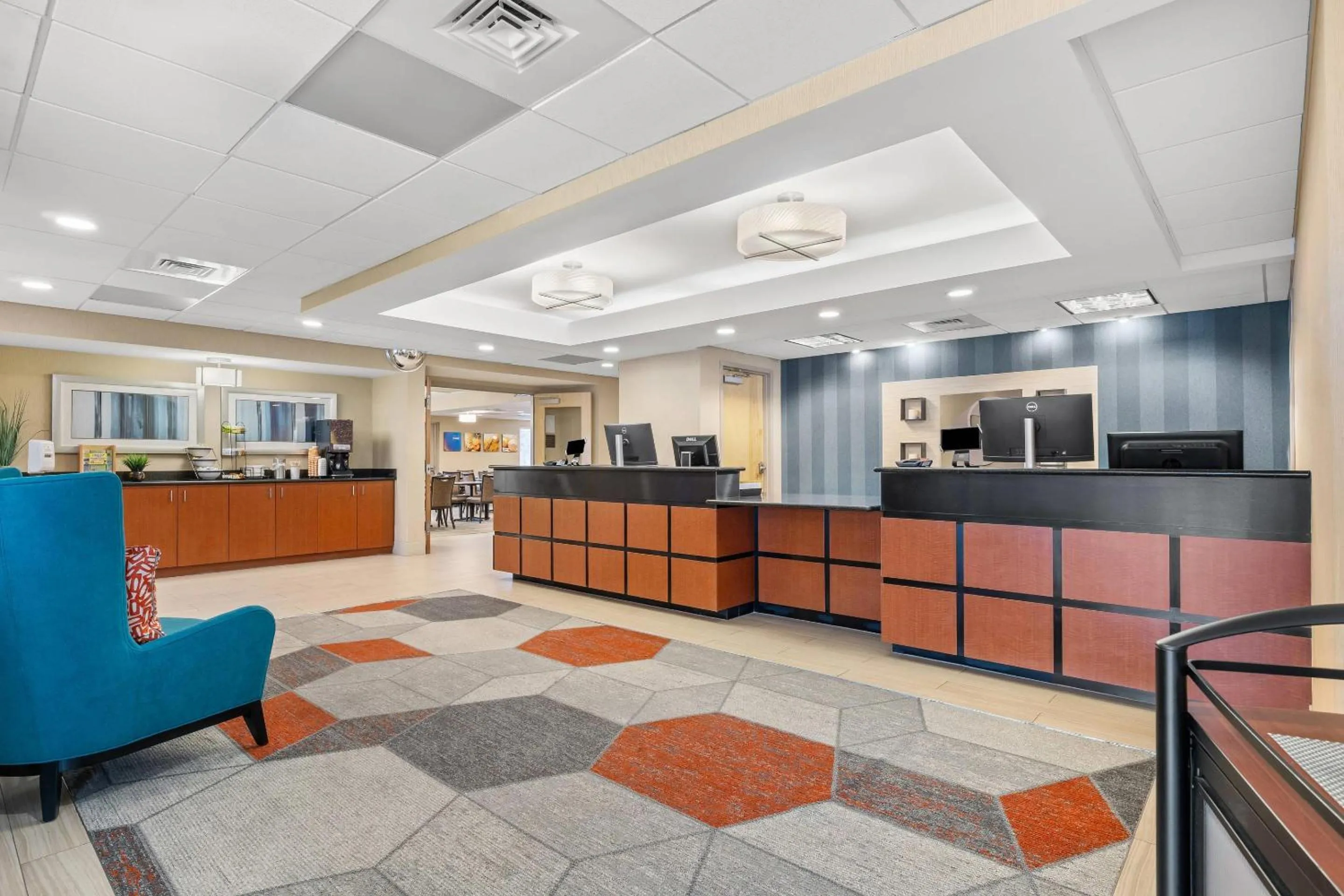 Lobby or reception in Comfort Inn Rehoboth Beach