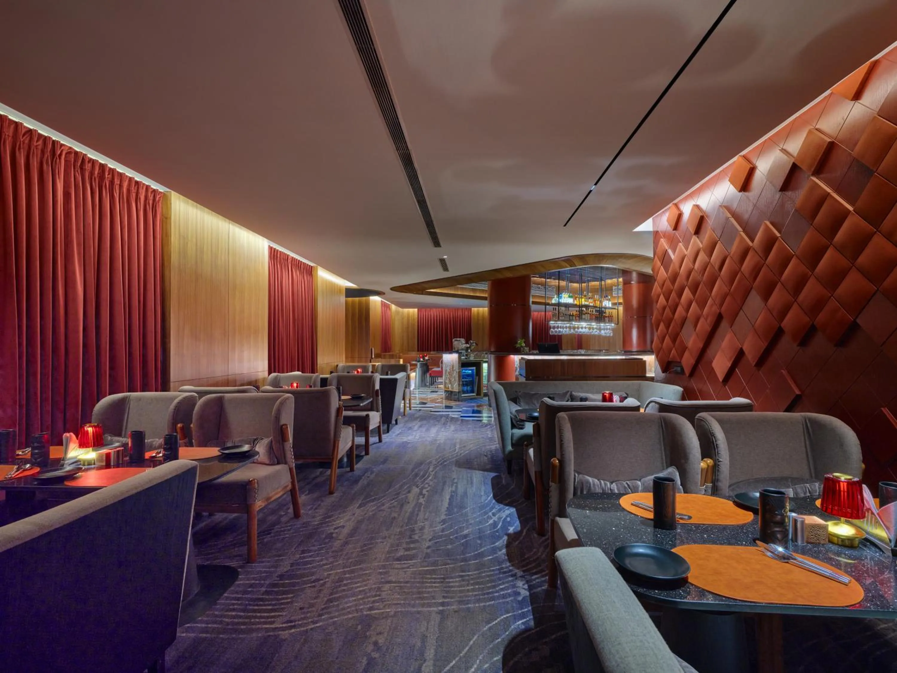 Lounge or bar in Hotel Swosti Premium Bhubaneswar