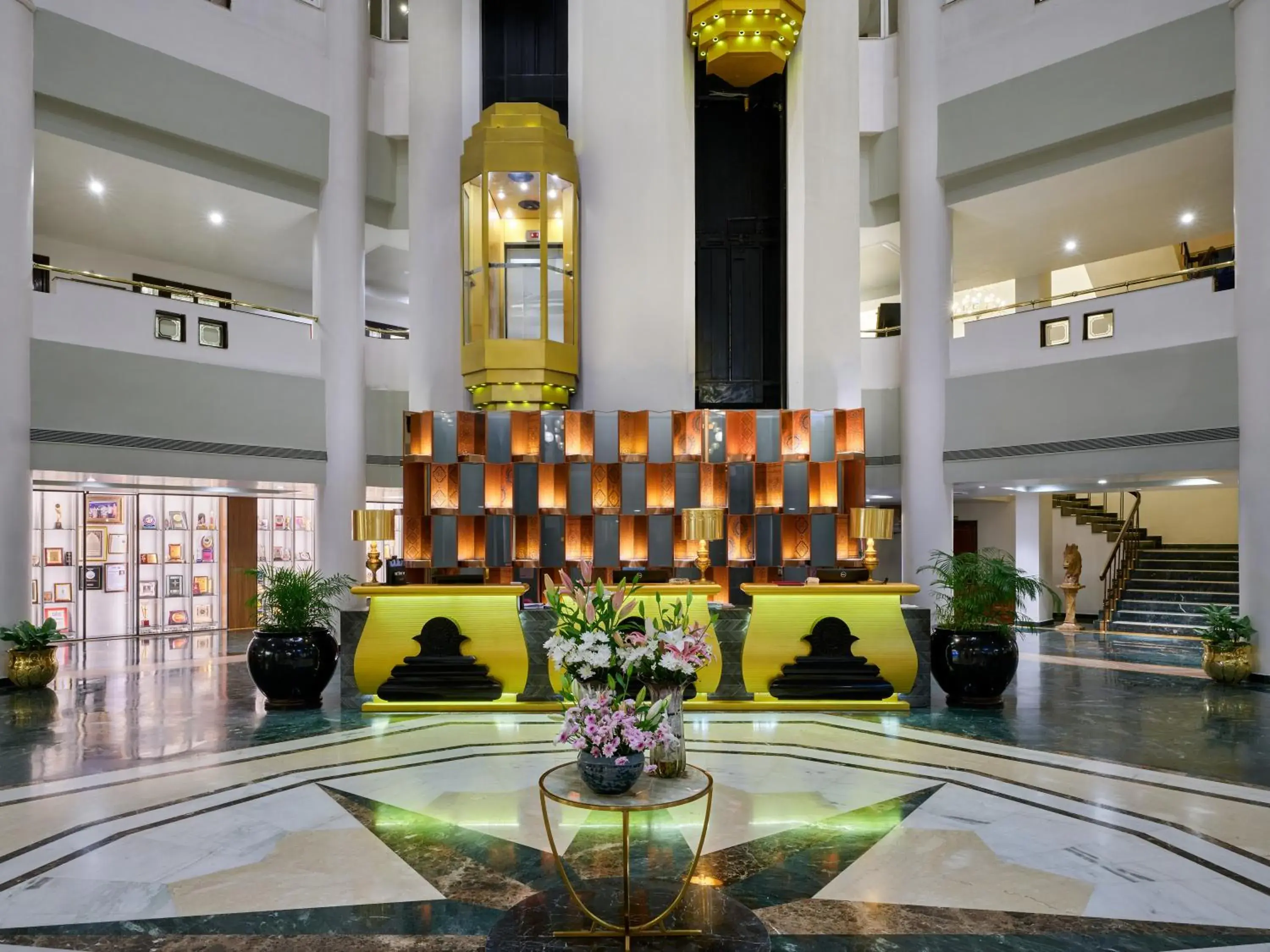 Lobby or reception in Hotel Swosti Premium Bhubaneswar Lobby or reception in Hotel Swosti Premium Bhubaneswar