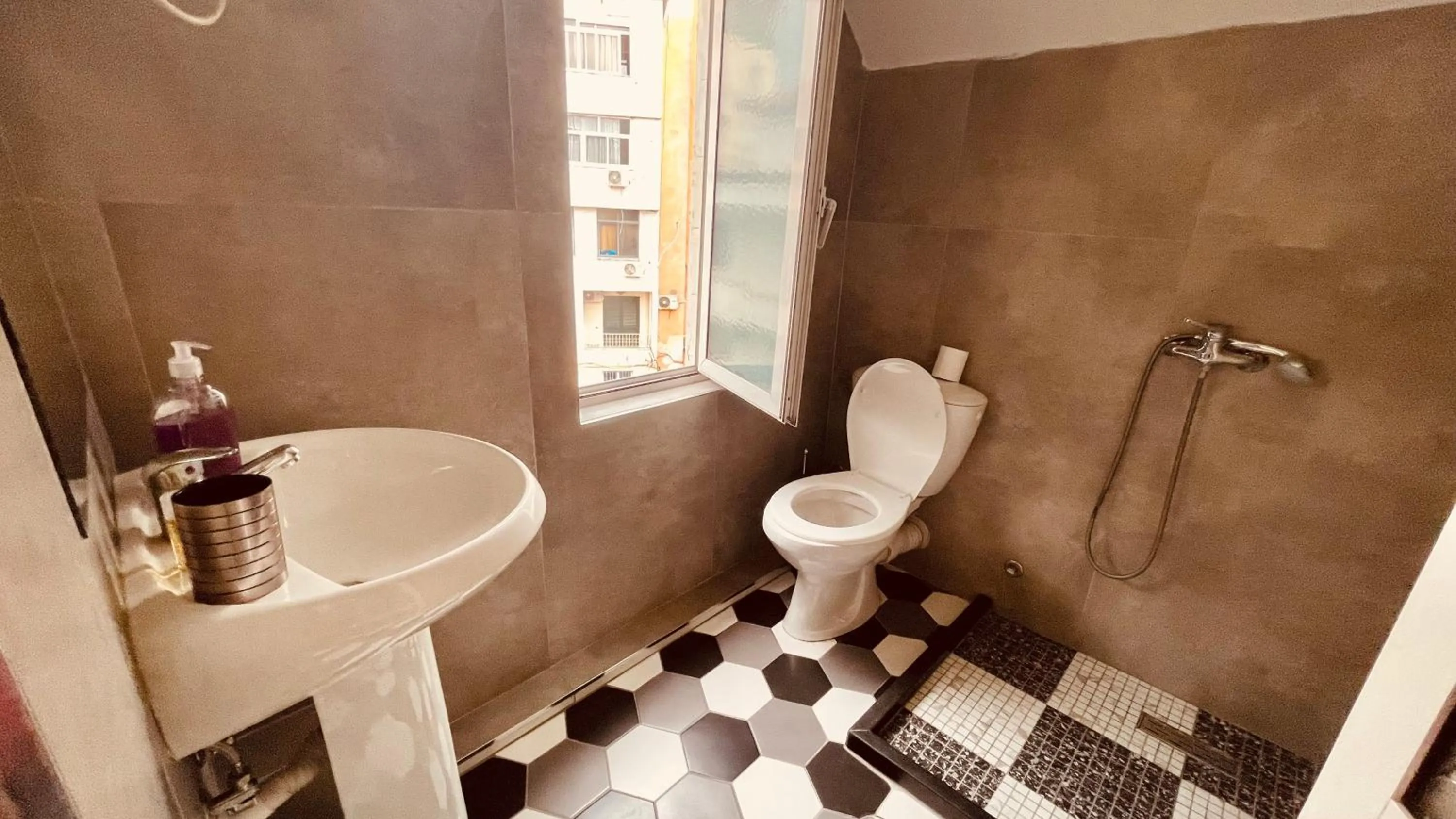 Bathroom in Hotel Drinos