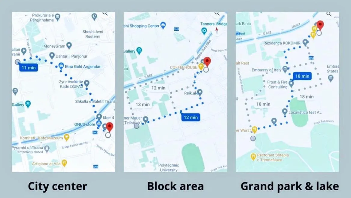 Floor plan in Hotel Drinos