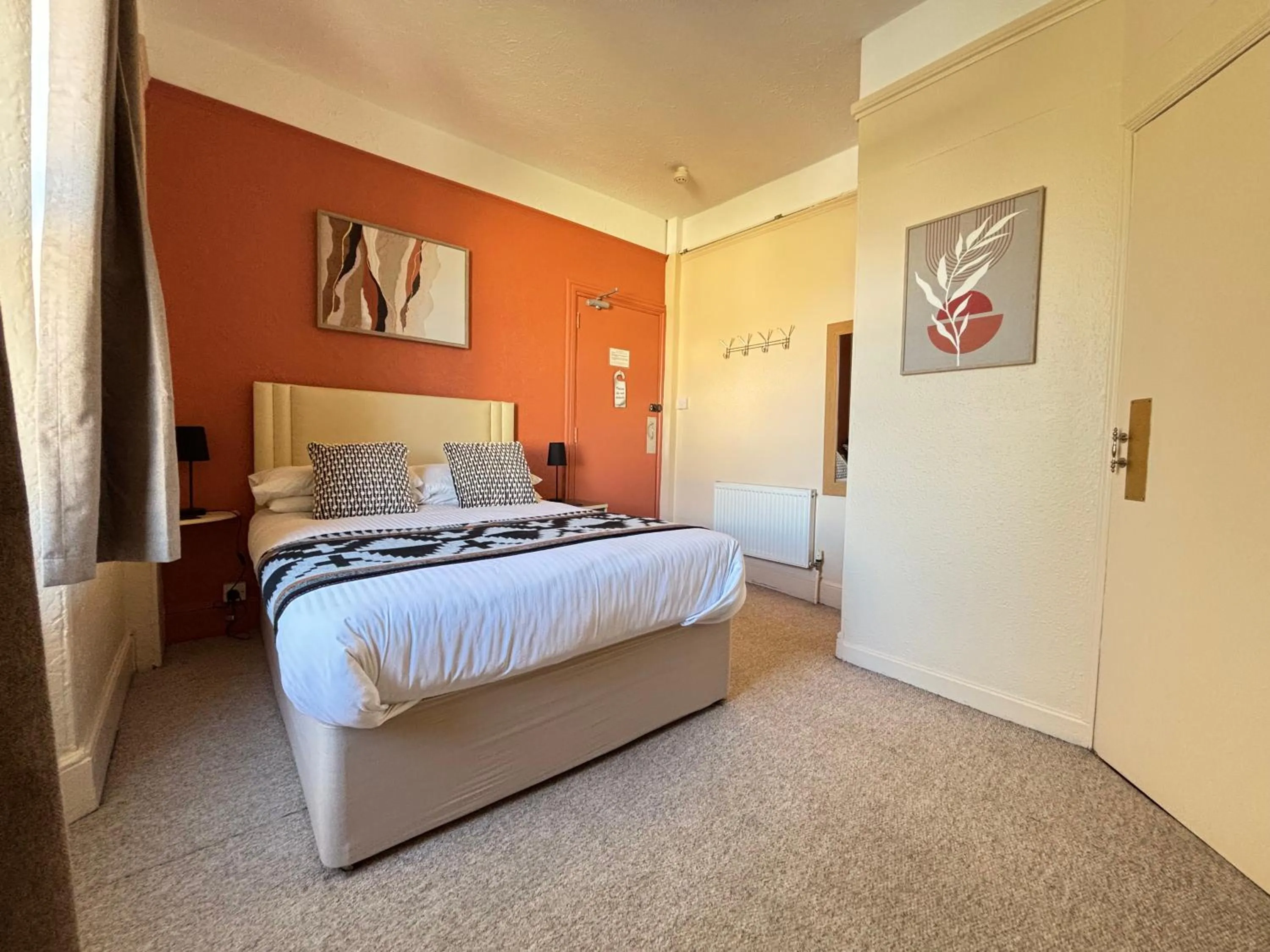 Bed in Three Palms Hotel