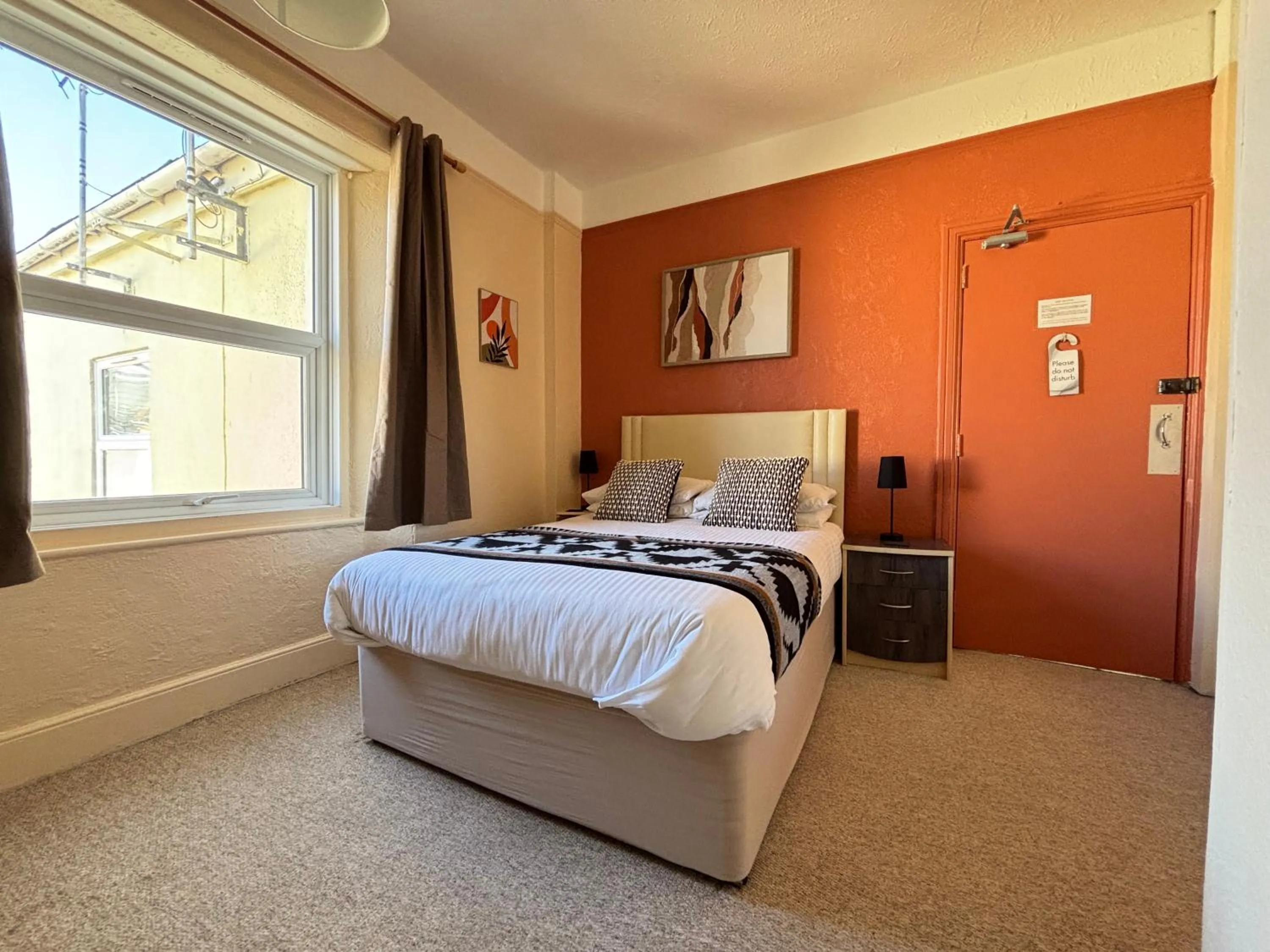 Bed in Three Palms Hotel