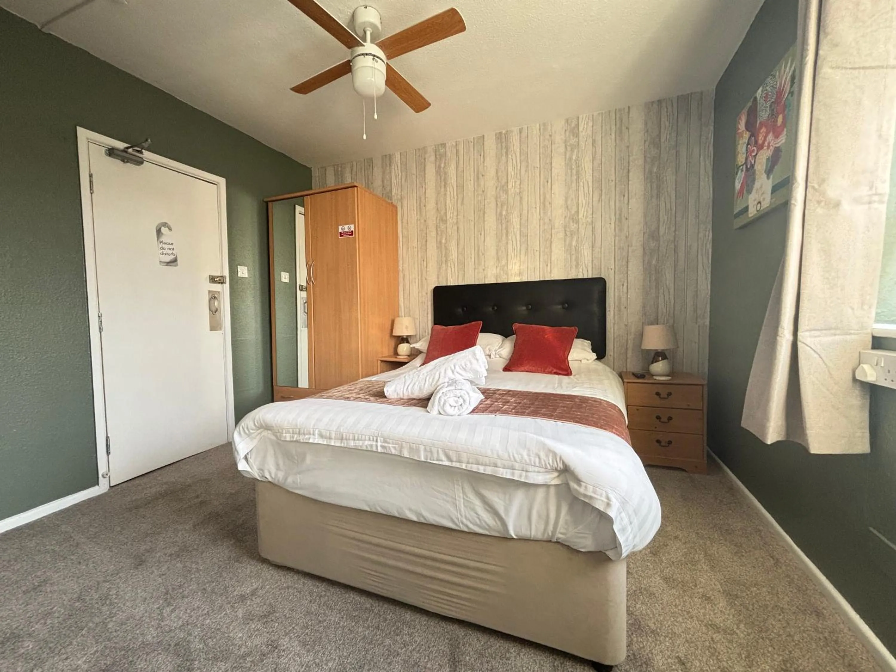 Bed in Three Palms Hotel