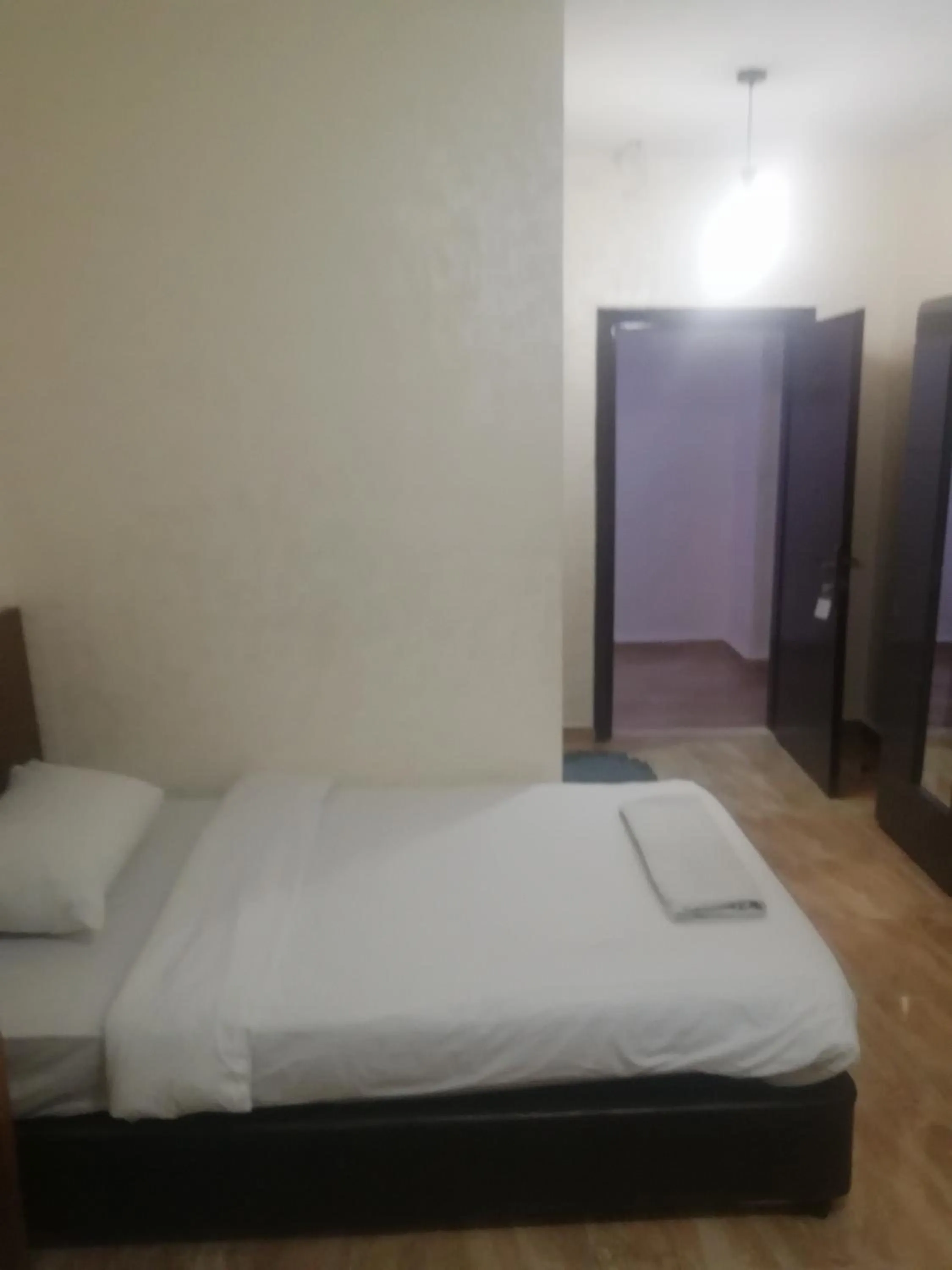 Bed in Al-Houriat Hotel