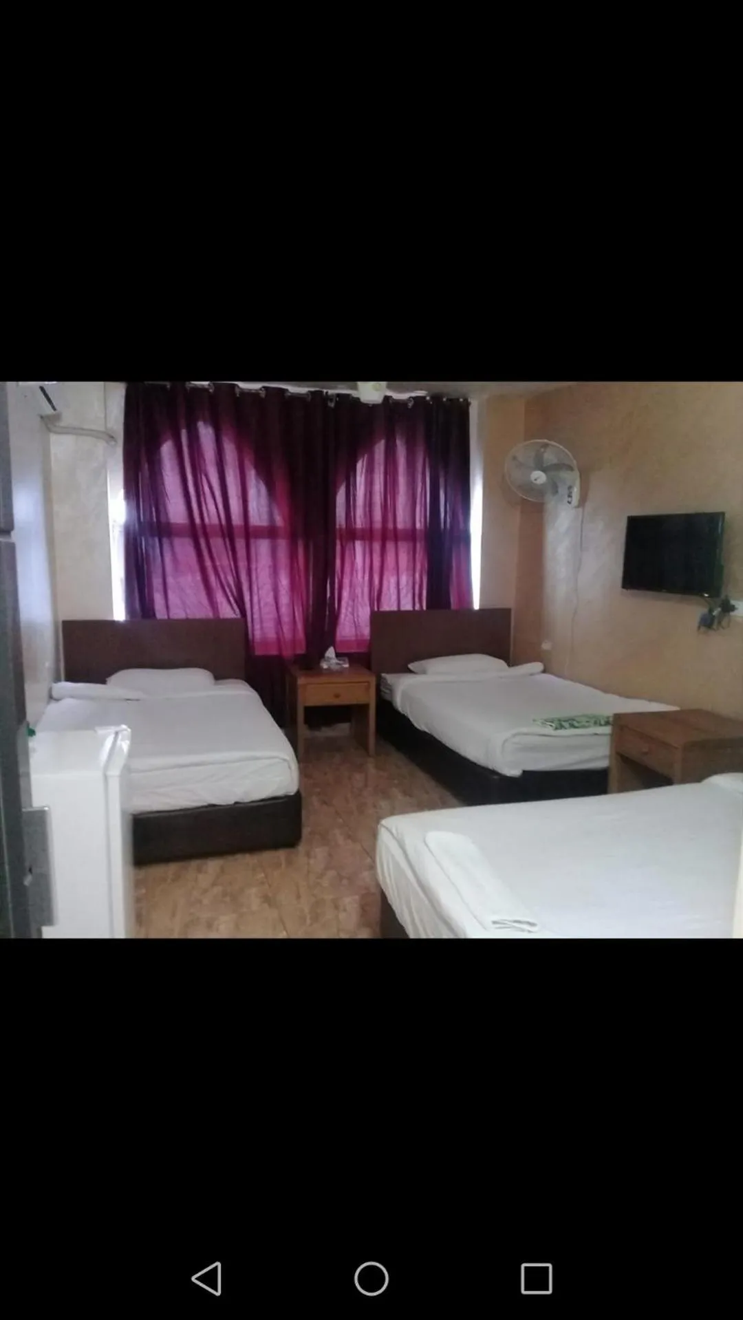 Bed in Al-Houriat Hotel