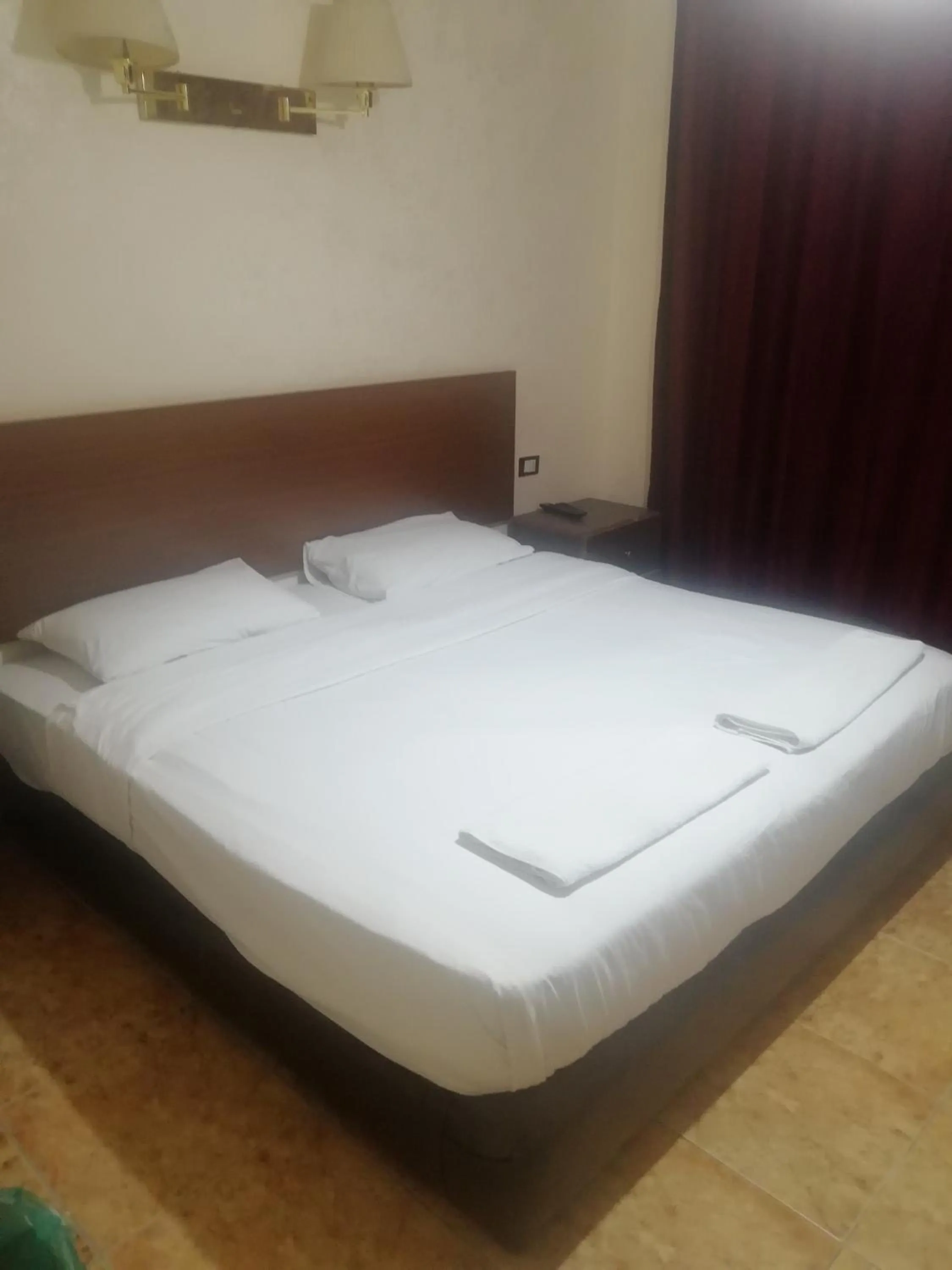 Bed in Al-Houriat Hotel