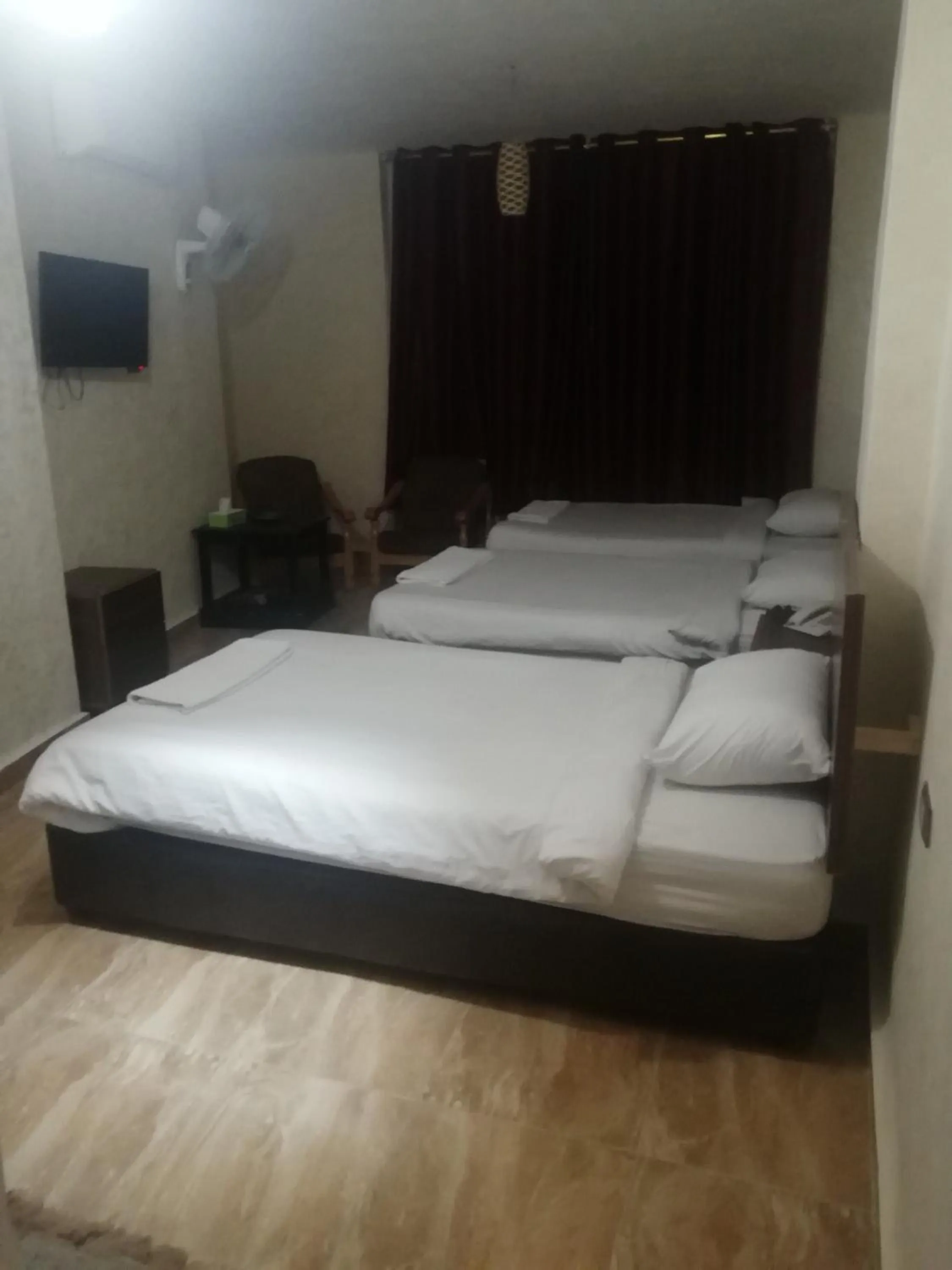 Bed in Al-Houriat Hotel