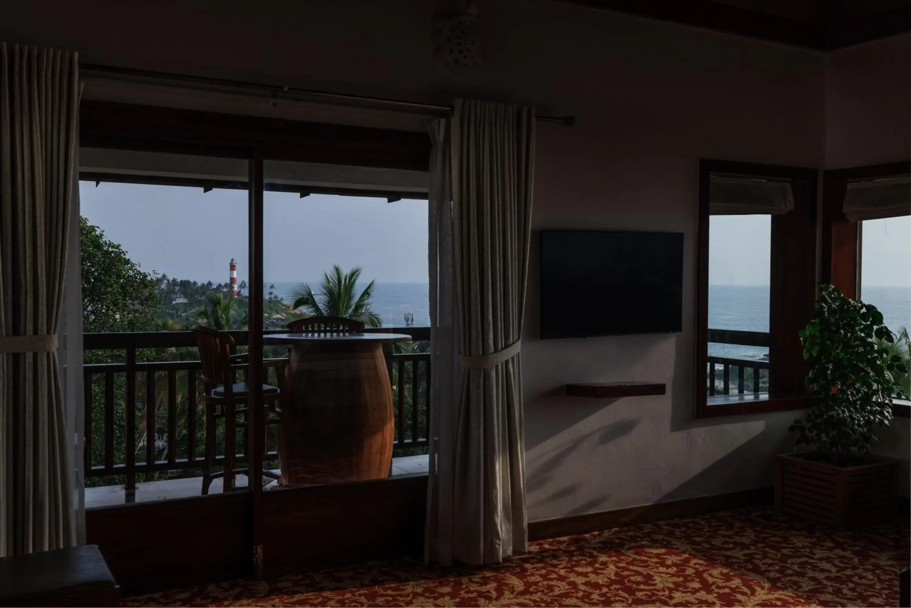 Bedroom in Gokulam Grand Turtle On The Beach Bedroom in Gokulam Grand Turtle On The Beach
