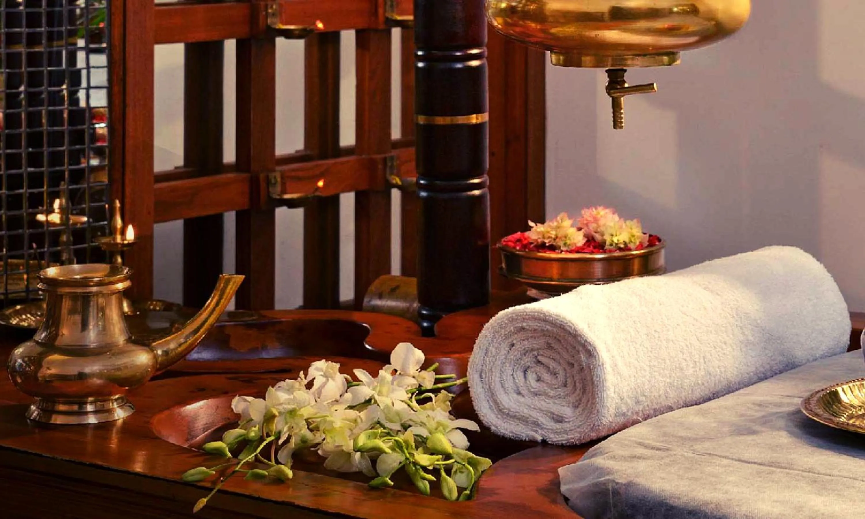 Spa and wellness centre/facilities in Gokulam Grand Turtle On The Beach